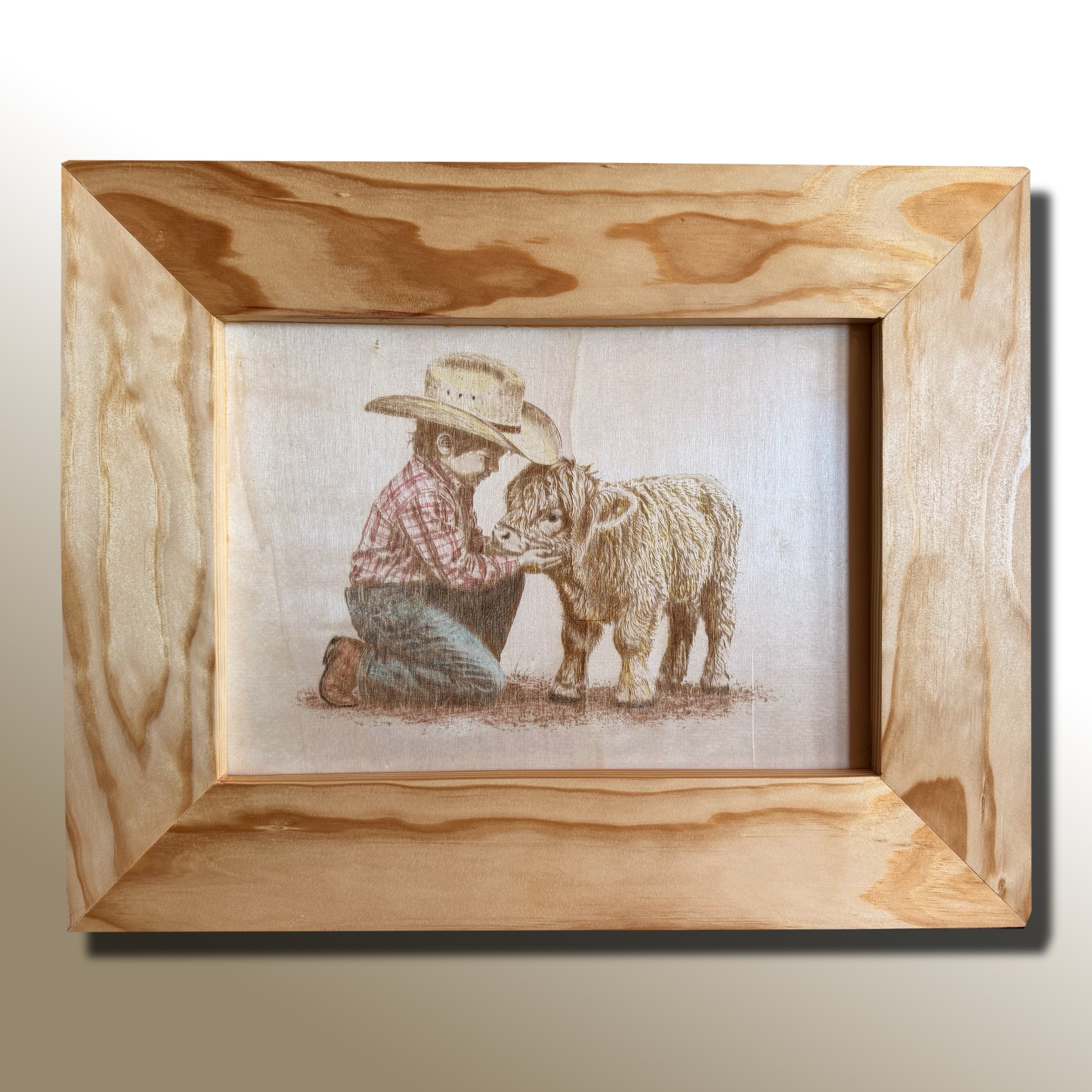 The Next Generation, Hand-Painted & Laser Engraved Wall Art