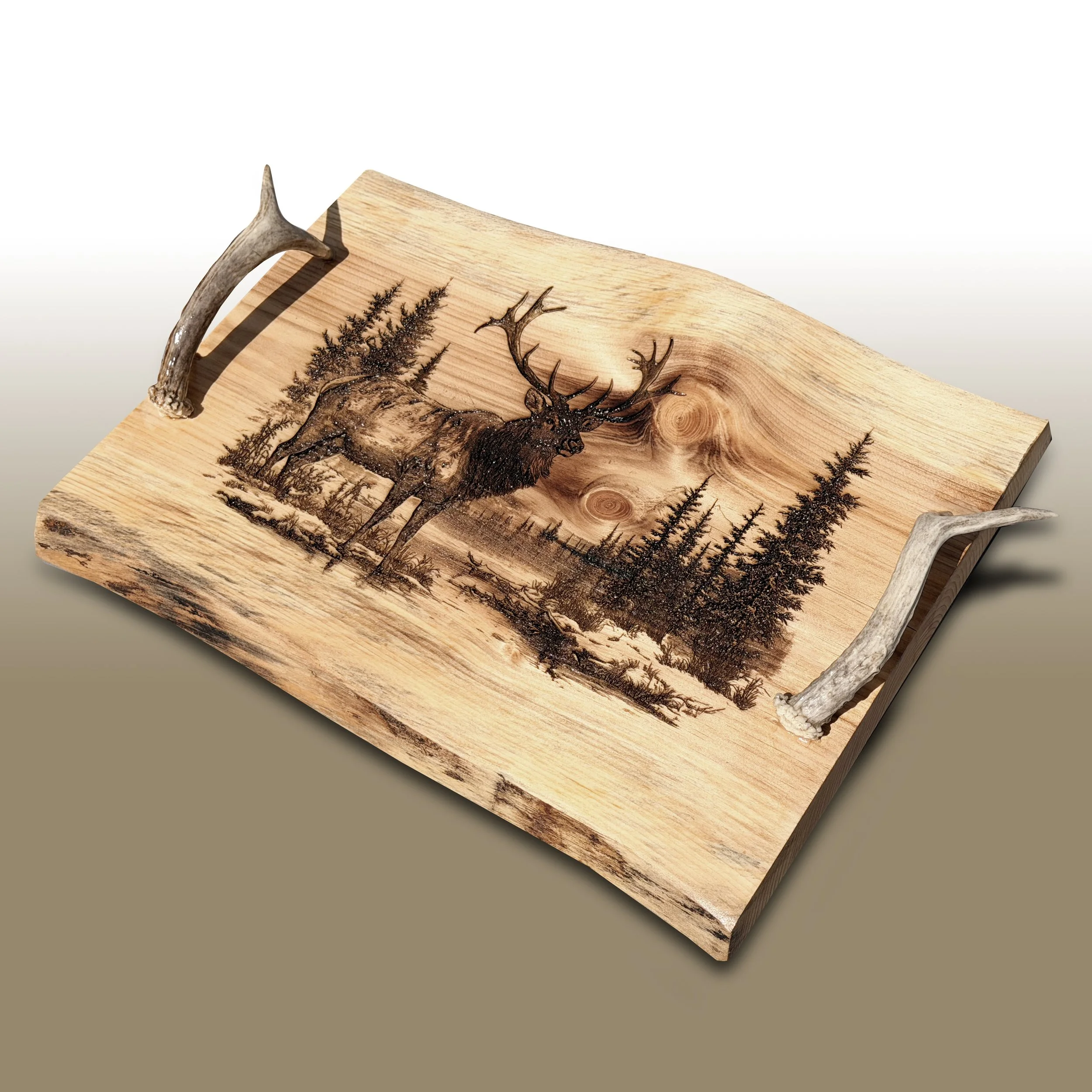 Bull of the Woods Serving Tray