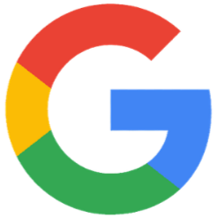 Google logo with colorful letter G in red, yellow, green, and blue.