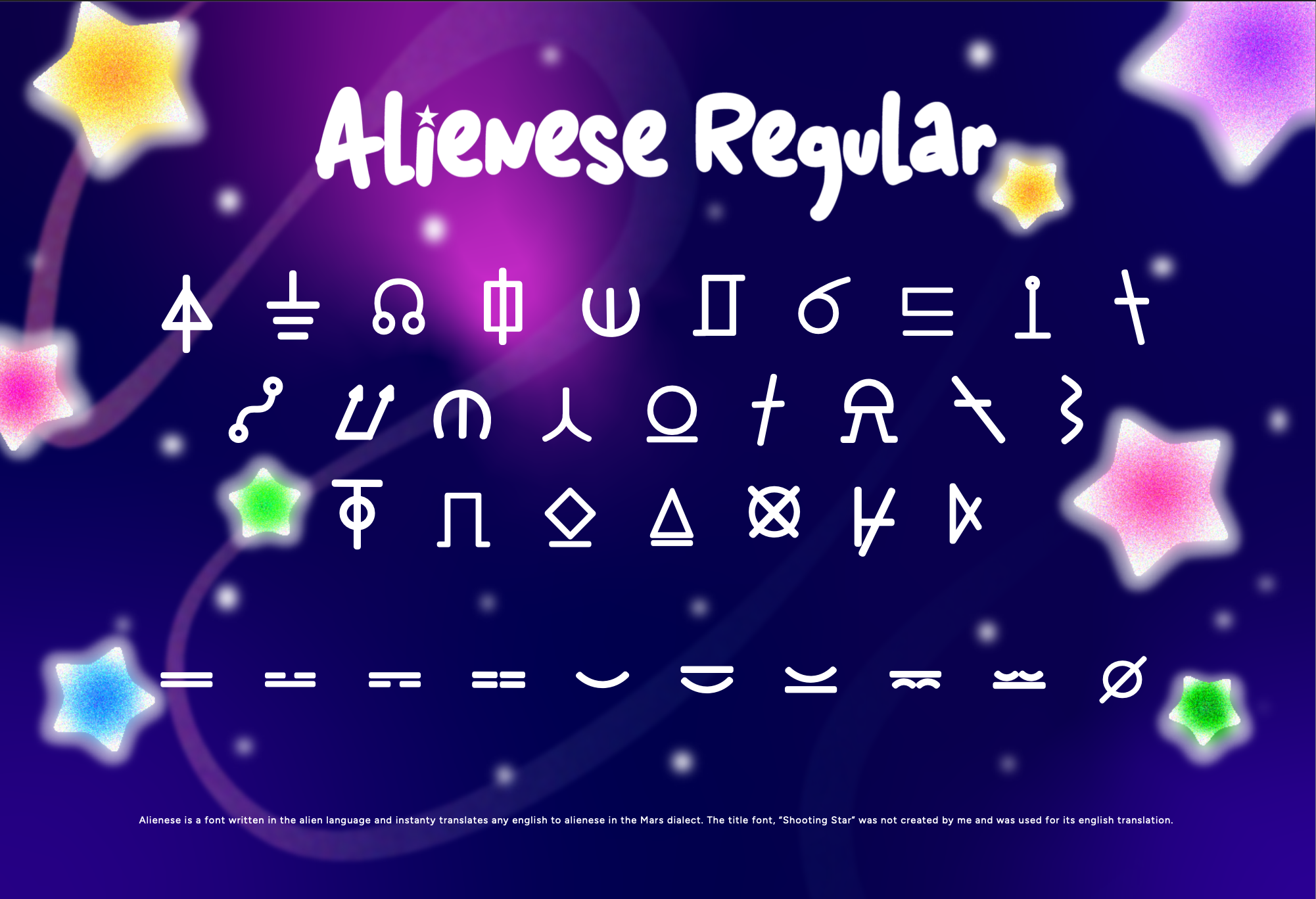 2026 | Alienese Font: An English to Alien Translator