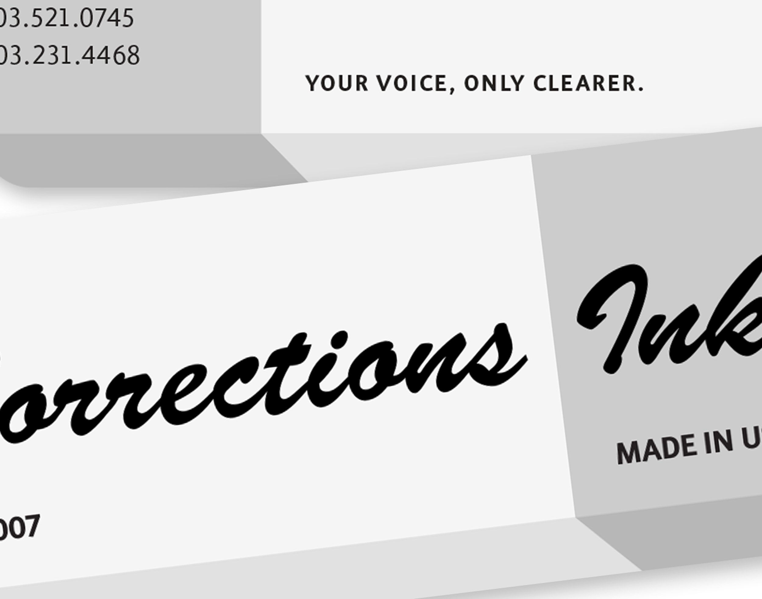 Corrections Ink