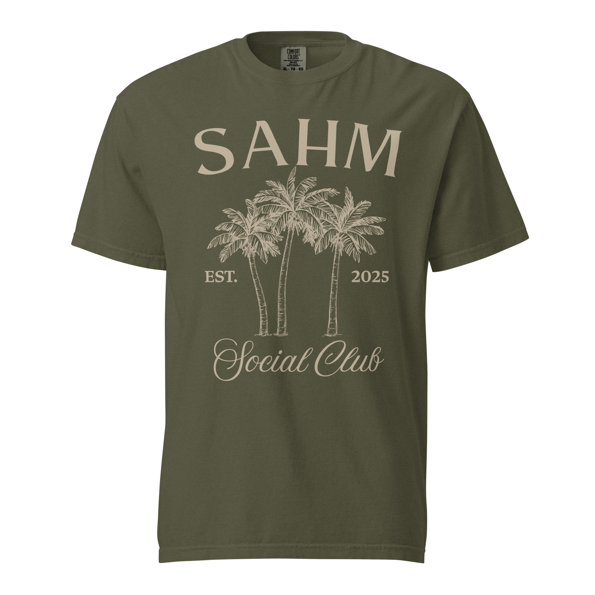 Official SAHM Social Club Tee (Sage)