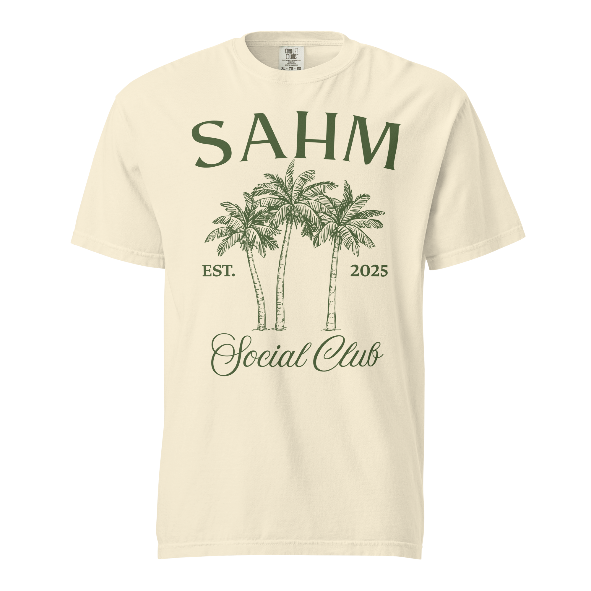 Official SAHM Social Club Tee (Ivory)