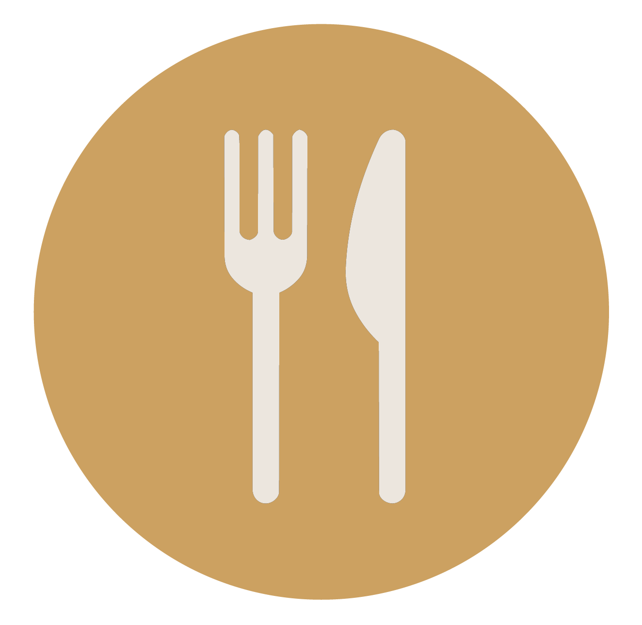 Fork and knife icon representing food vendors