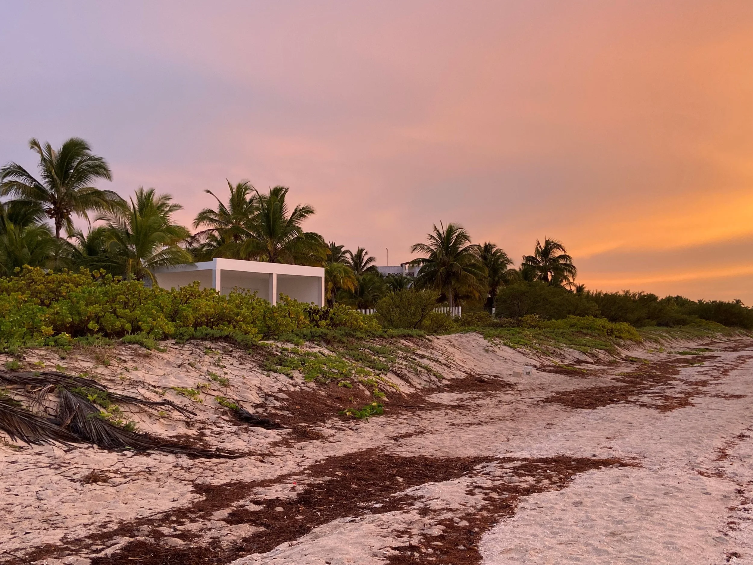 Beach Sunrise in Yucatan Mexico