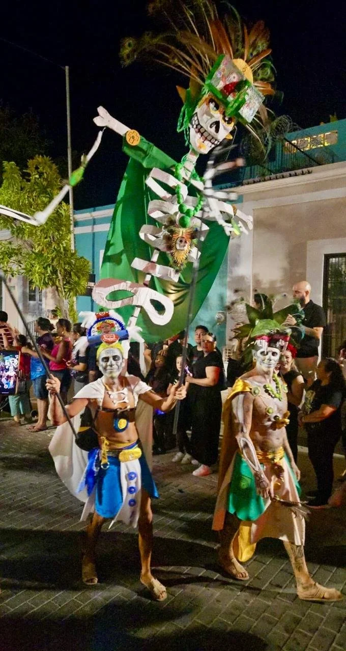 Catrin Parade: Day of the Dead Yucatan Mexico