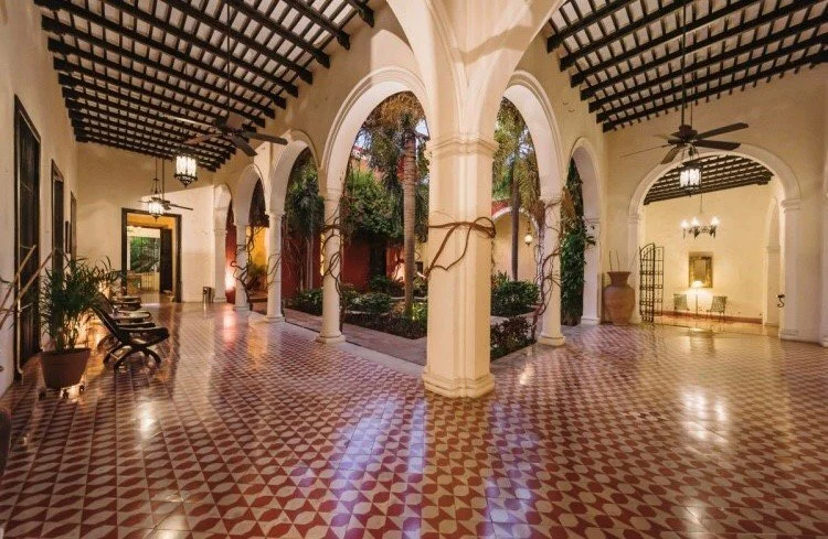 Restored Villa turned boutique hotel Merida Yucatan Mexico