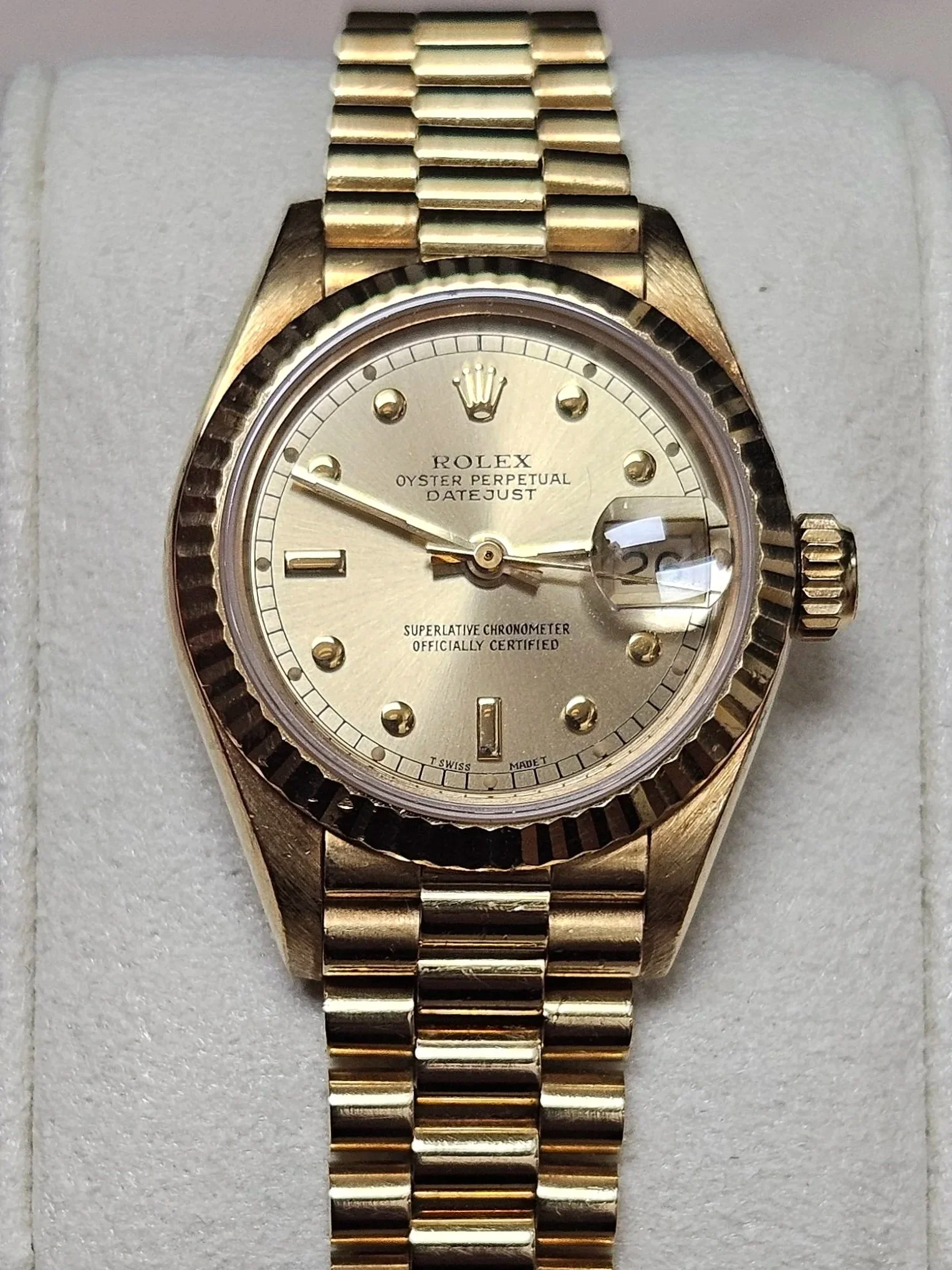 Vintage 1986 18Kt Ladies Presidential Datejust