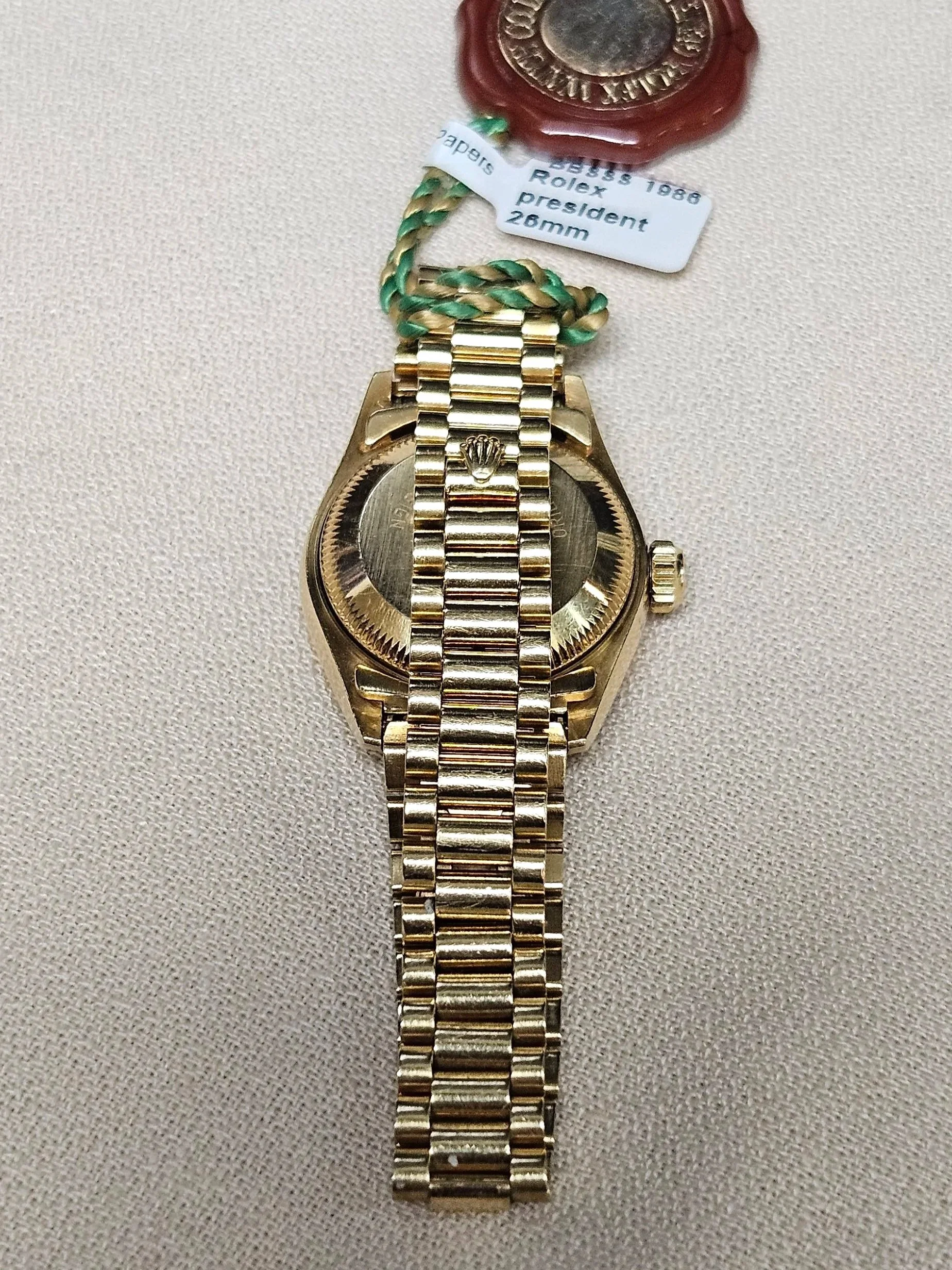 1986 Vintage 18Kt Ladies Presidential Datejust
