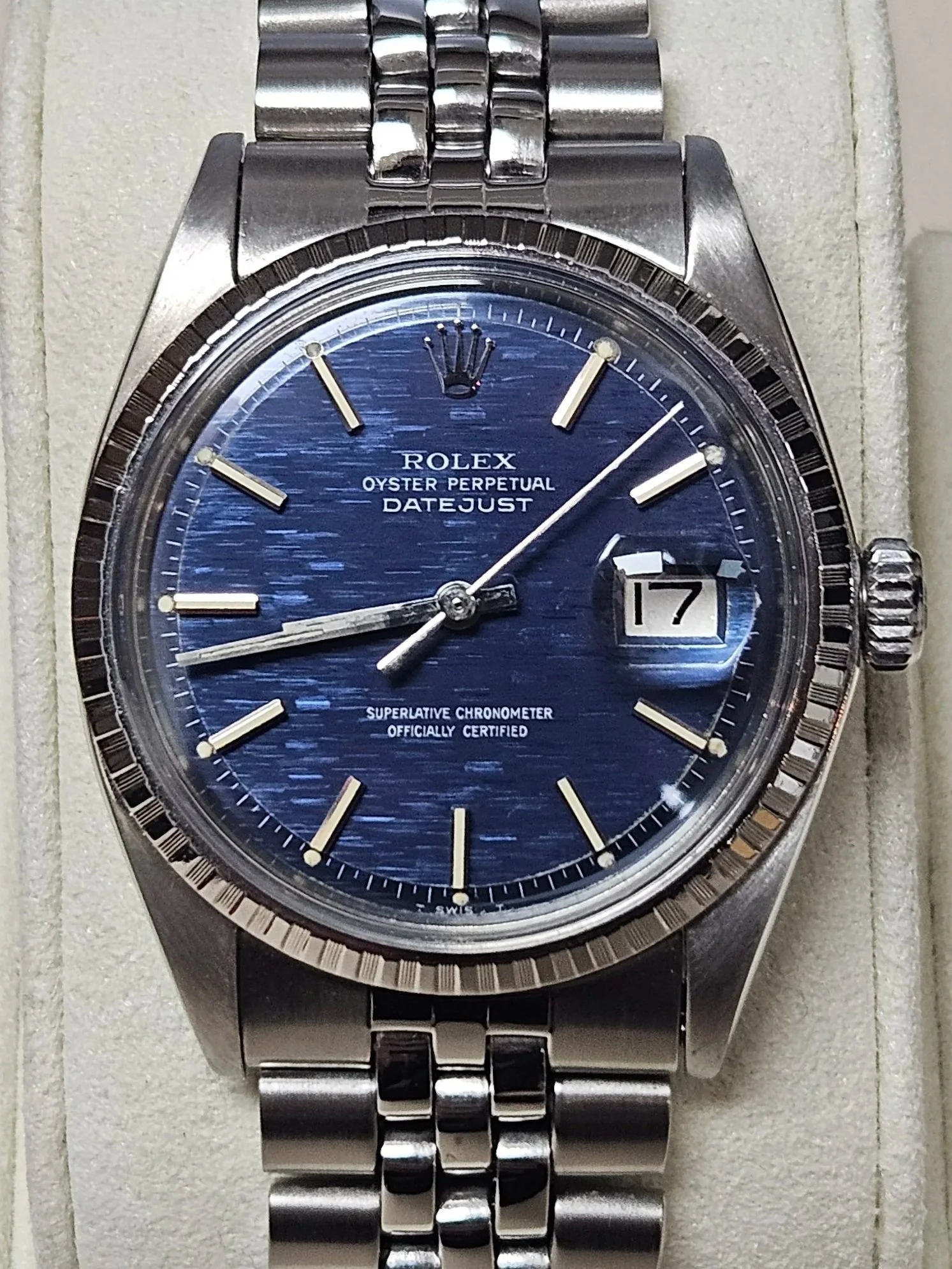 1970 Rolex Rare Blue Mosaic Dial