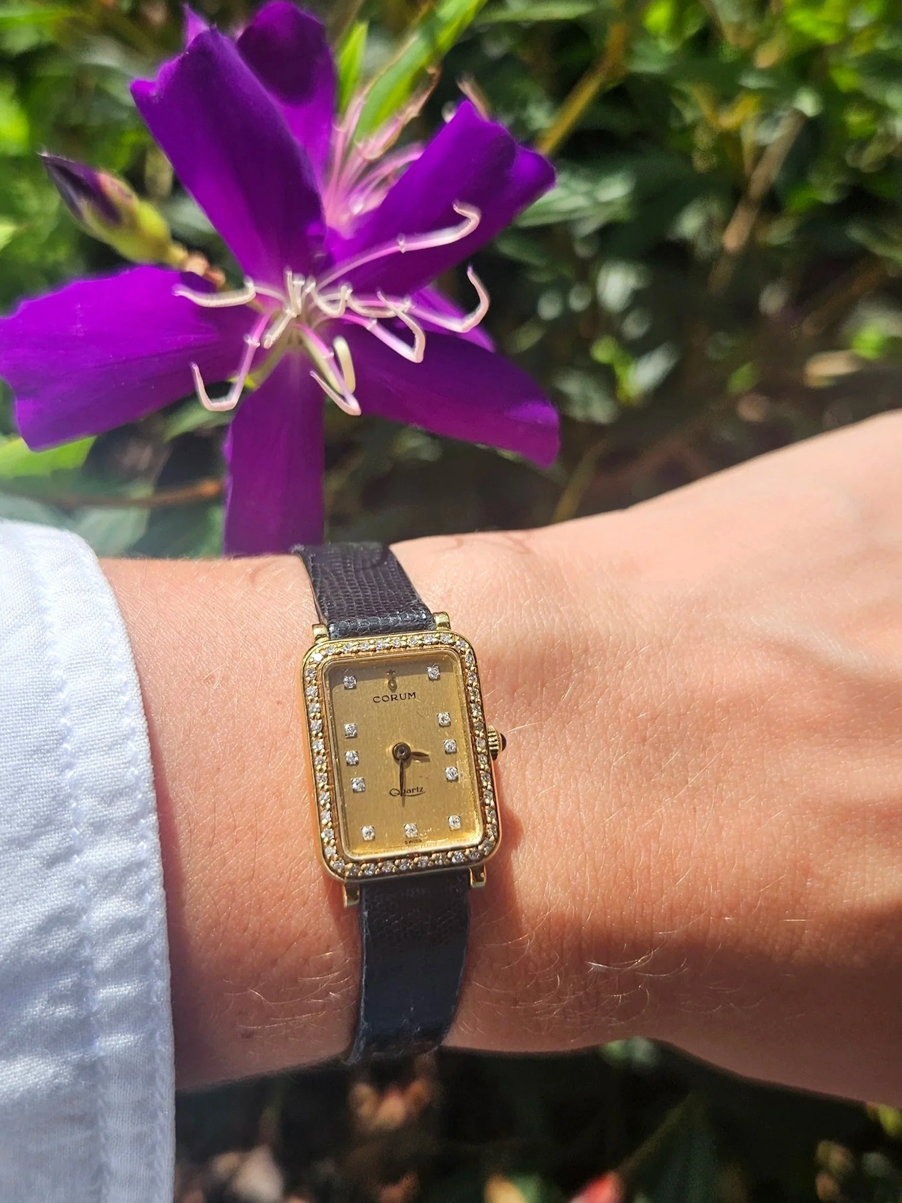 80's Vintage Ladies Corum Watch 18kt Gold watches winter park florida. watches Orlando, Reynolds and Co Jewelers
