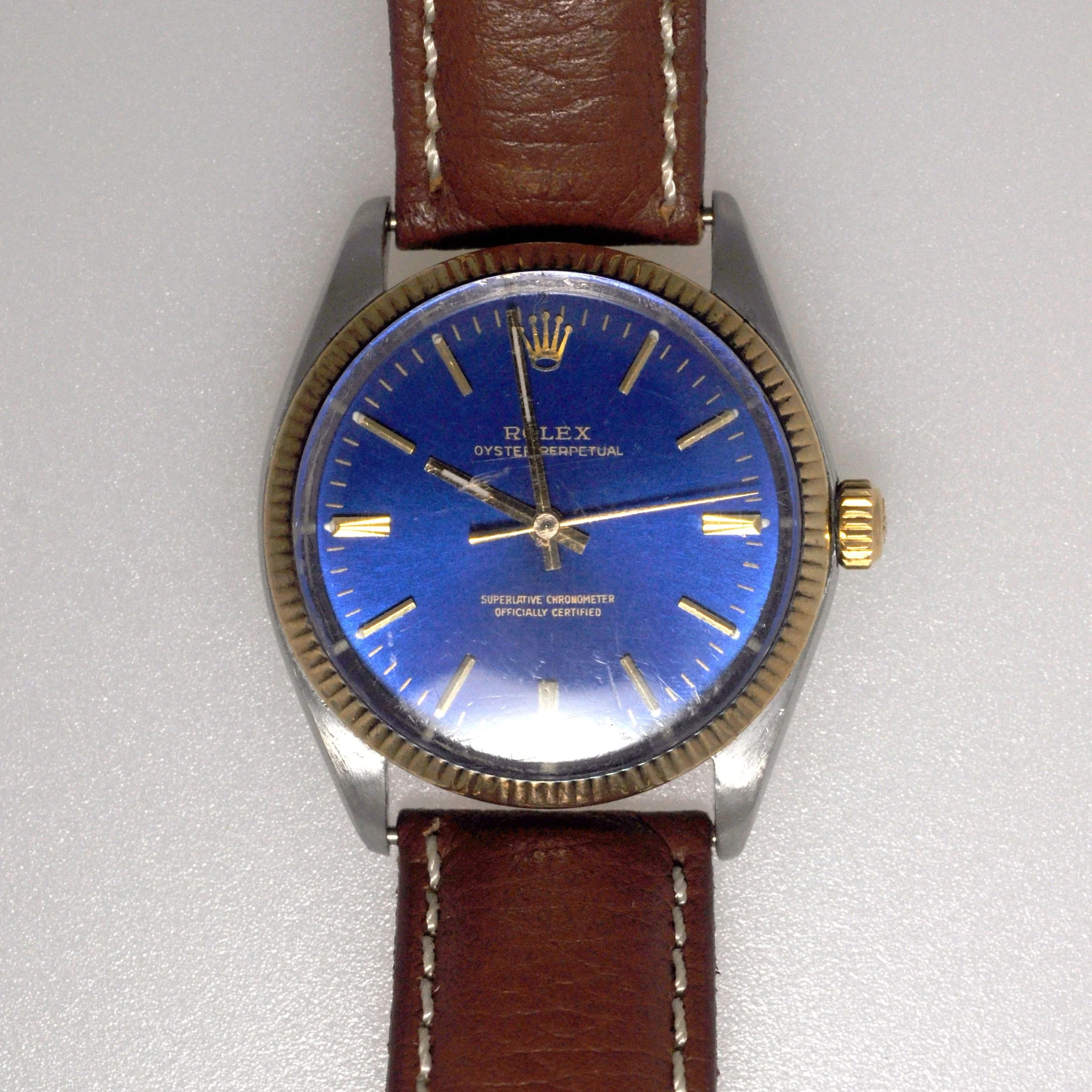 1966 Rolex Oyster Perpetual Model #: 1005 14K/St.