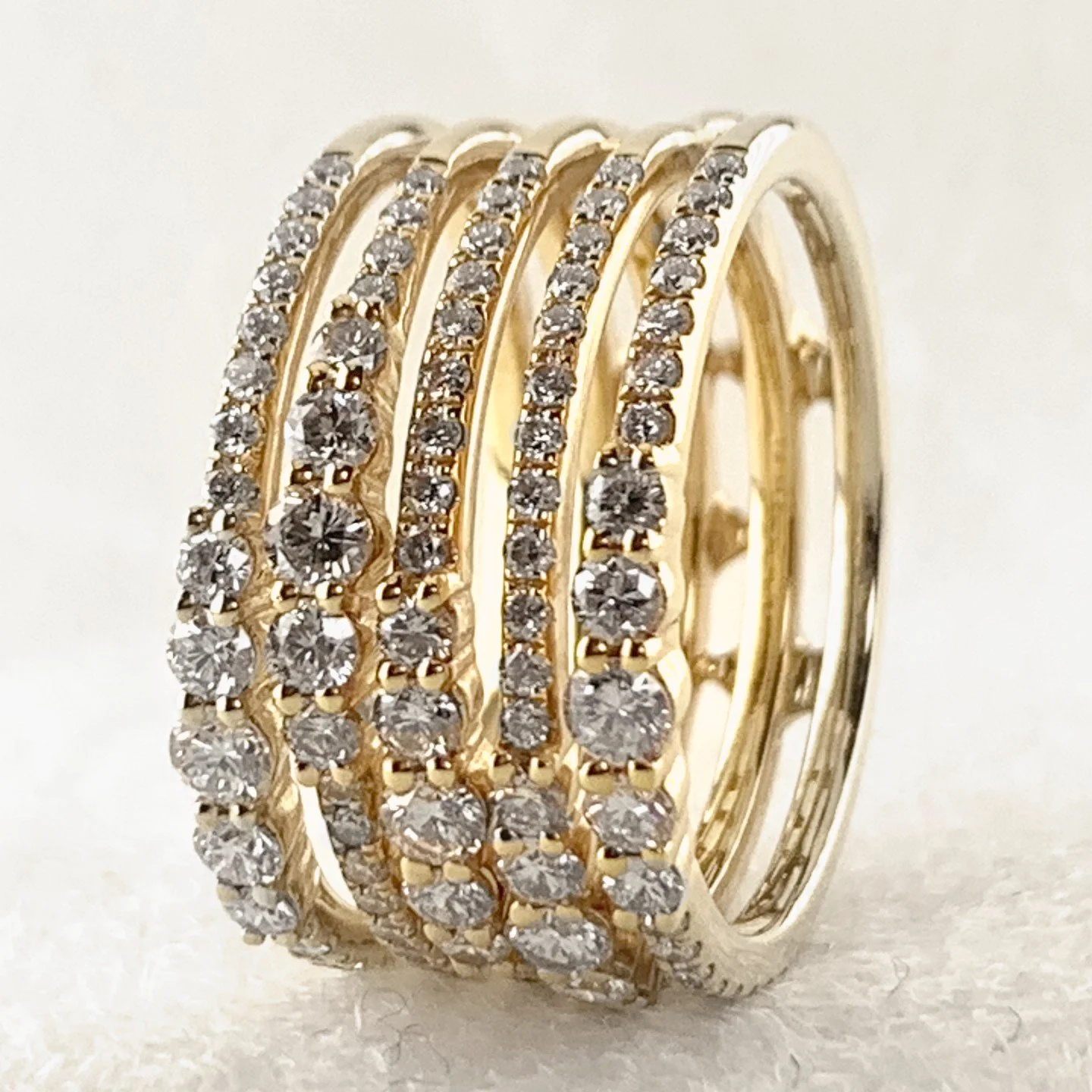 18K Rose Gold Diamond Ring