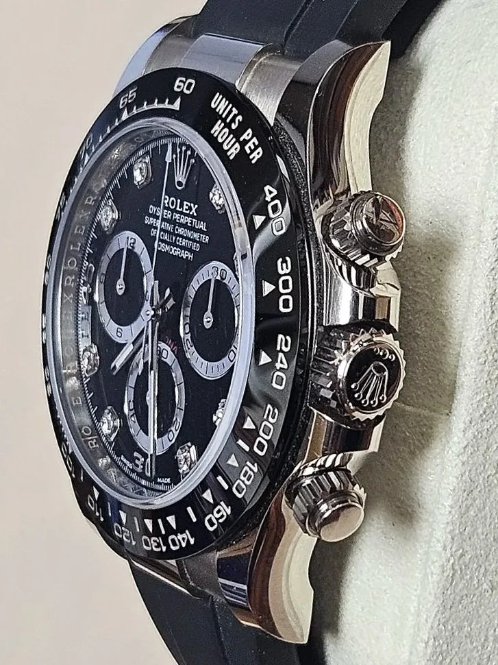 2023 Rolex Daytona 40 — 18K Yellow Gold, Oysterflex Bracelet Price: $48,000 Condition: New — never worn Includes: Full set (box and papers) Warranty: 1-year warranty