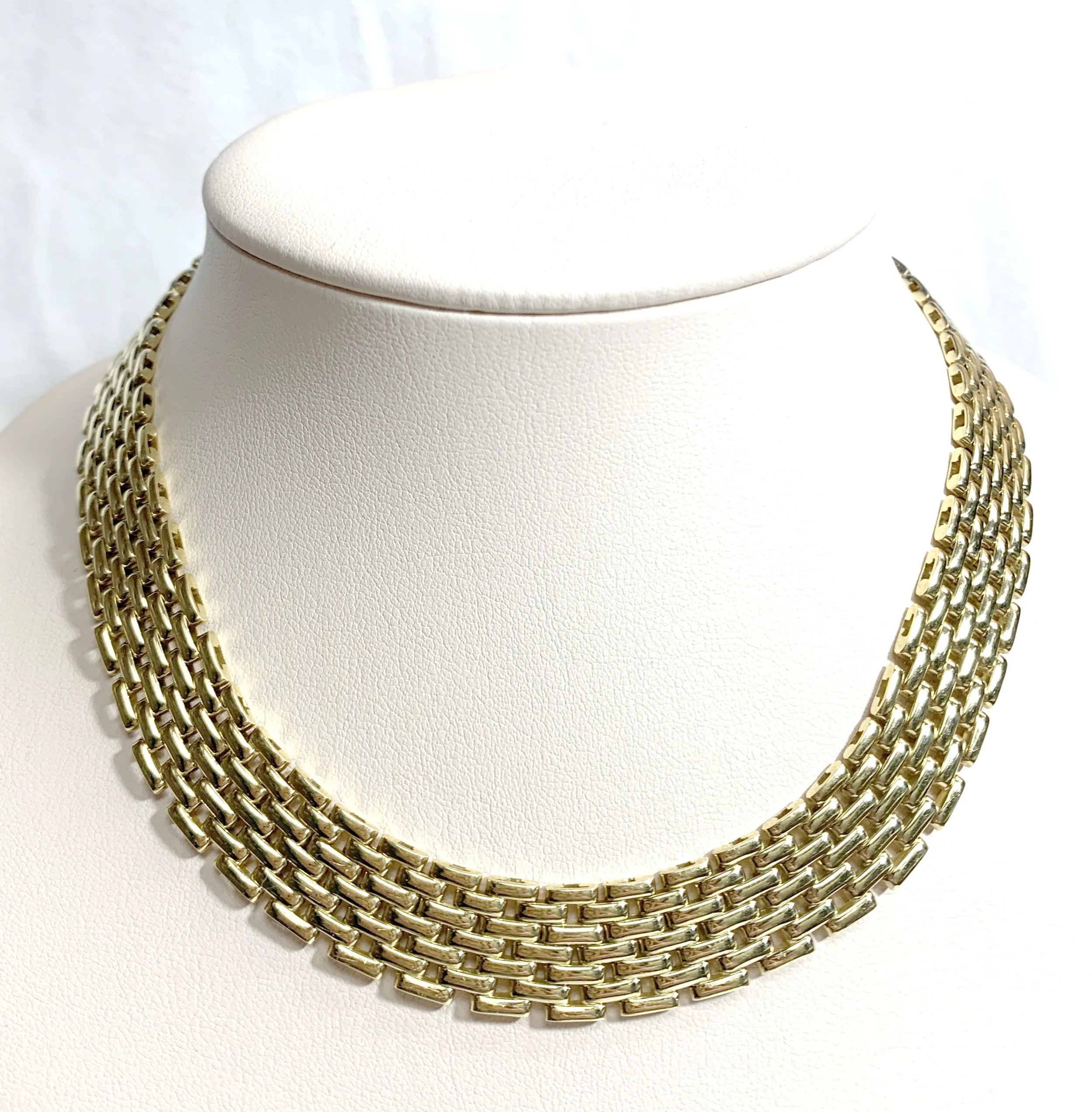 18K Gold Panther Necklance