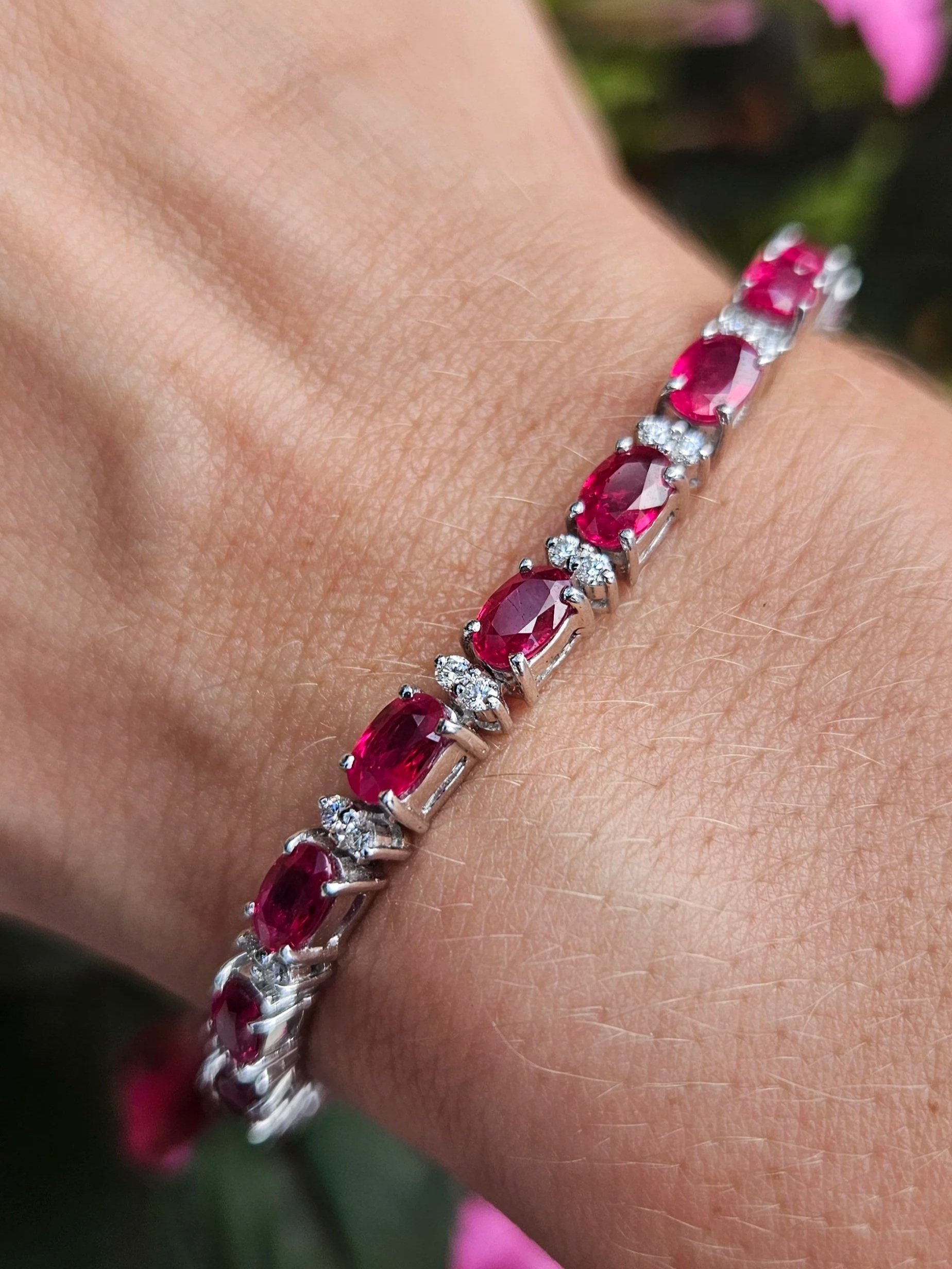Ruby and Diamond Bracelet