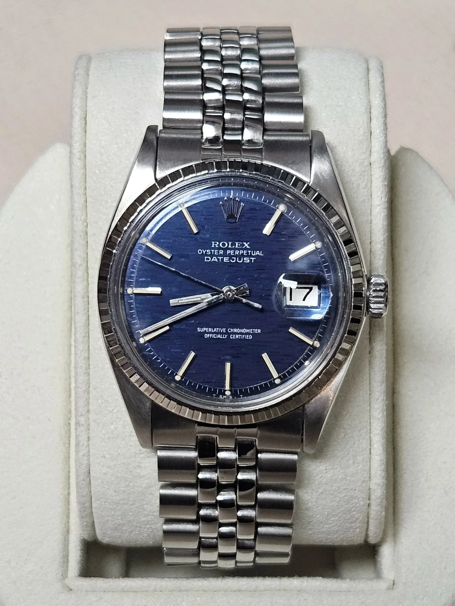1970 Rolex Rare Blue Mosaic Dial Reynolds and Co Watches Winter Park, FL Orlando Watches