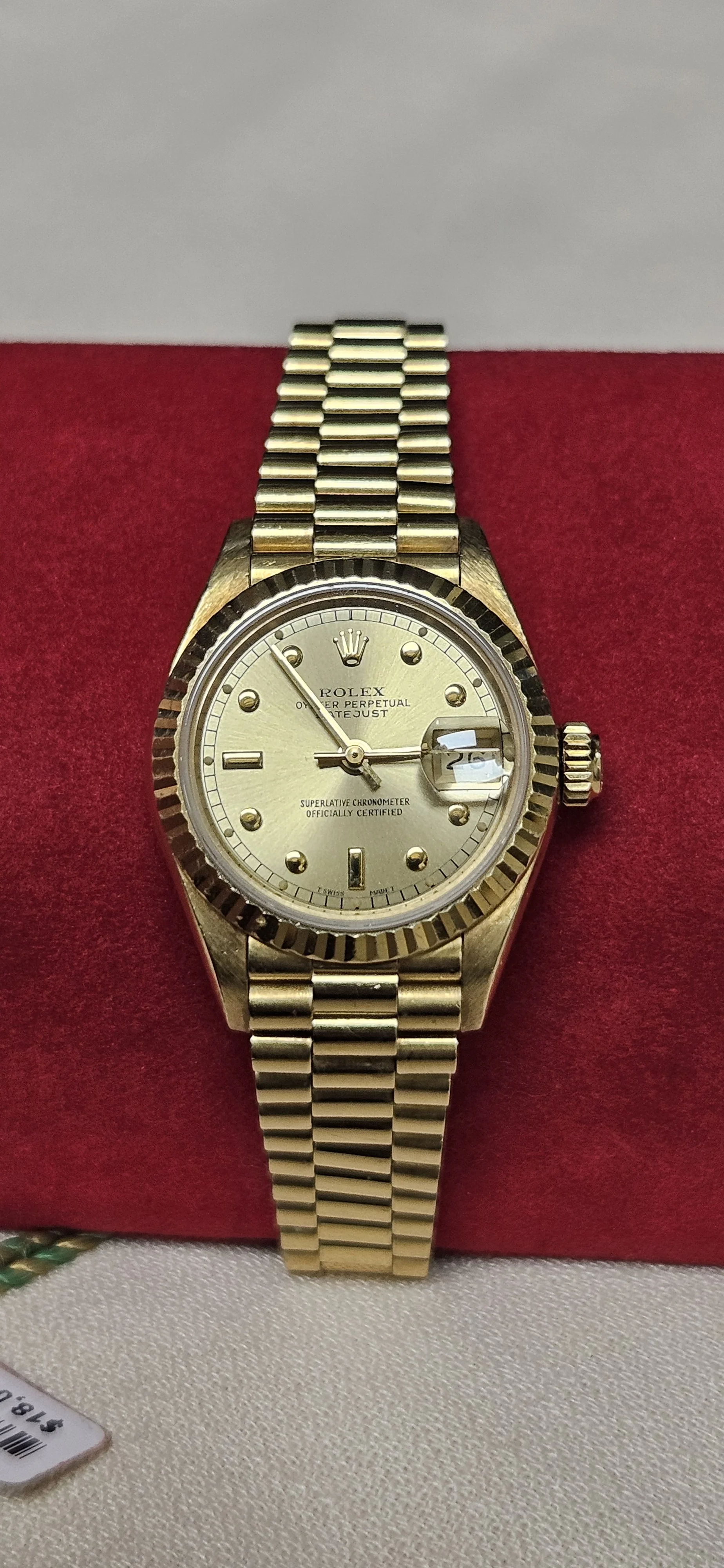 Vintage 1986 18Kt Ladies Presidential Datejust