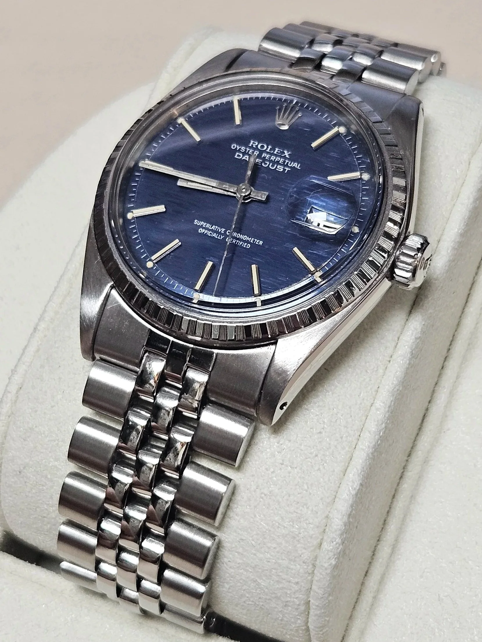 1970 Rolex Rare Blue Mosaic Dial Reynolds and Co Watches Winter Park, FL Orlando Watches