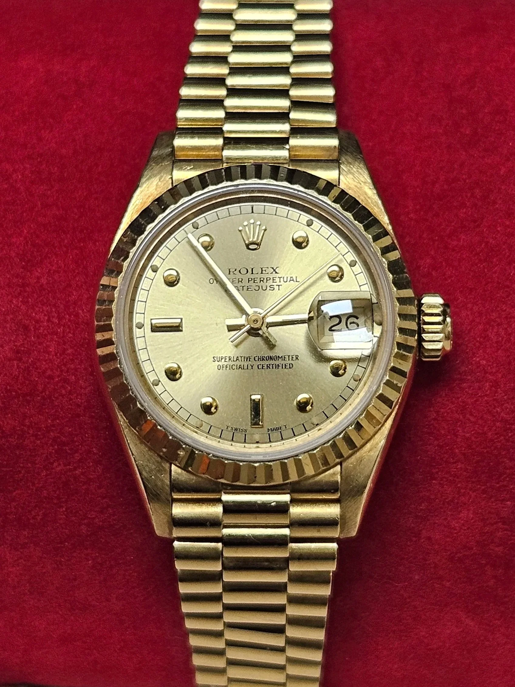 Vintage 1986 18Kt Ladies Presidential Datejust