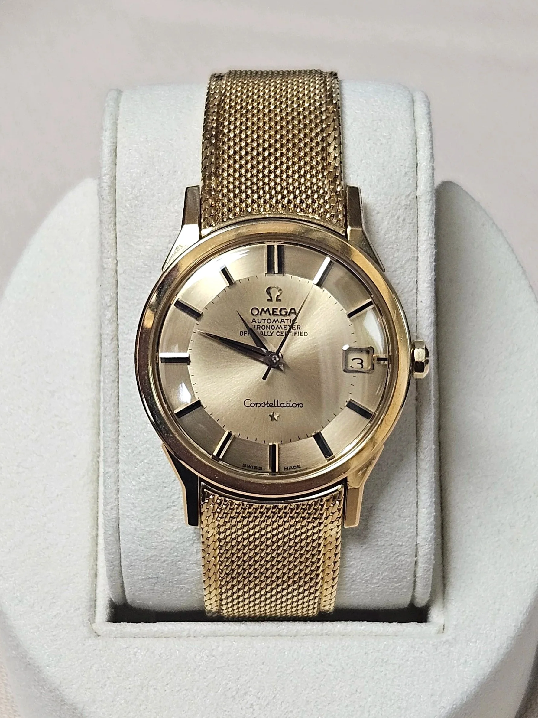 1963 Omega Constellation 18KT Gold, Winter Park, FL Watches Orlando, Watches Florida, Winter Park Fl Watches, Park Avenue Jewelry Reynolds and Co Jewelers