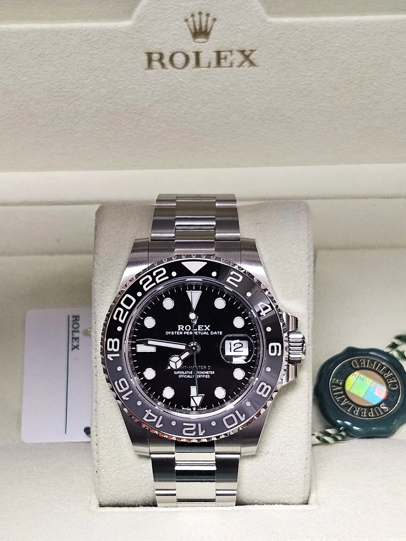 2026 Rolex GMT-Master II Bruce Wayne Oyster Bracelet