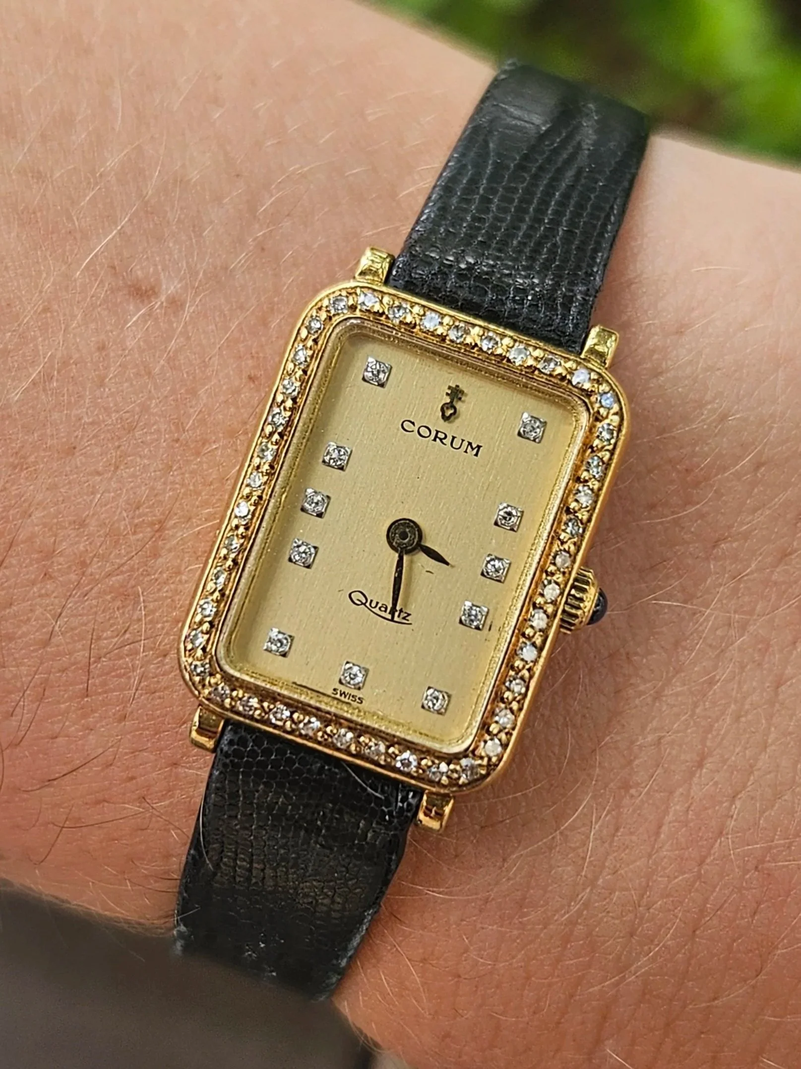 80's Vintage Ladies Corum Watch 18kt Gold watches winter park florida. watches Orlando, Reynolds and Co Jewelers