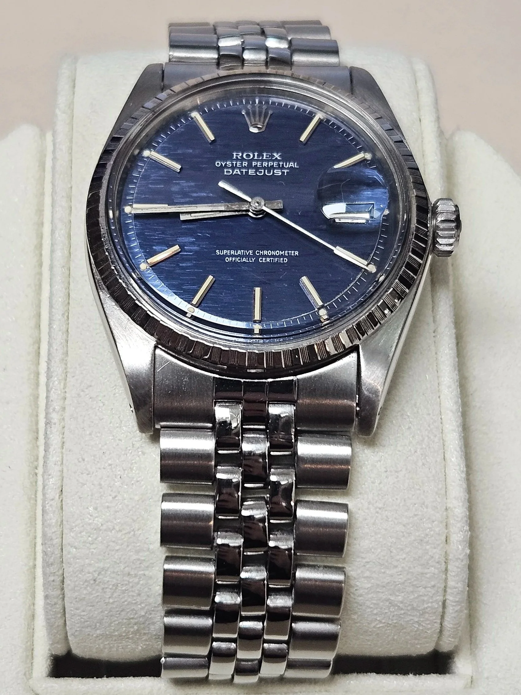 1970 Rolex Rare Blue Mosaic Dial Reynolds and Co Watches Winter Park, FL Orlando Watches