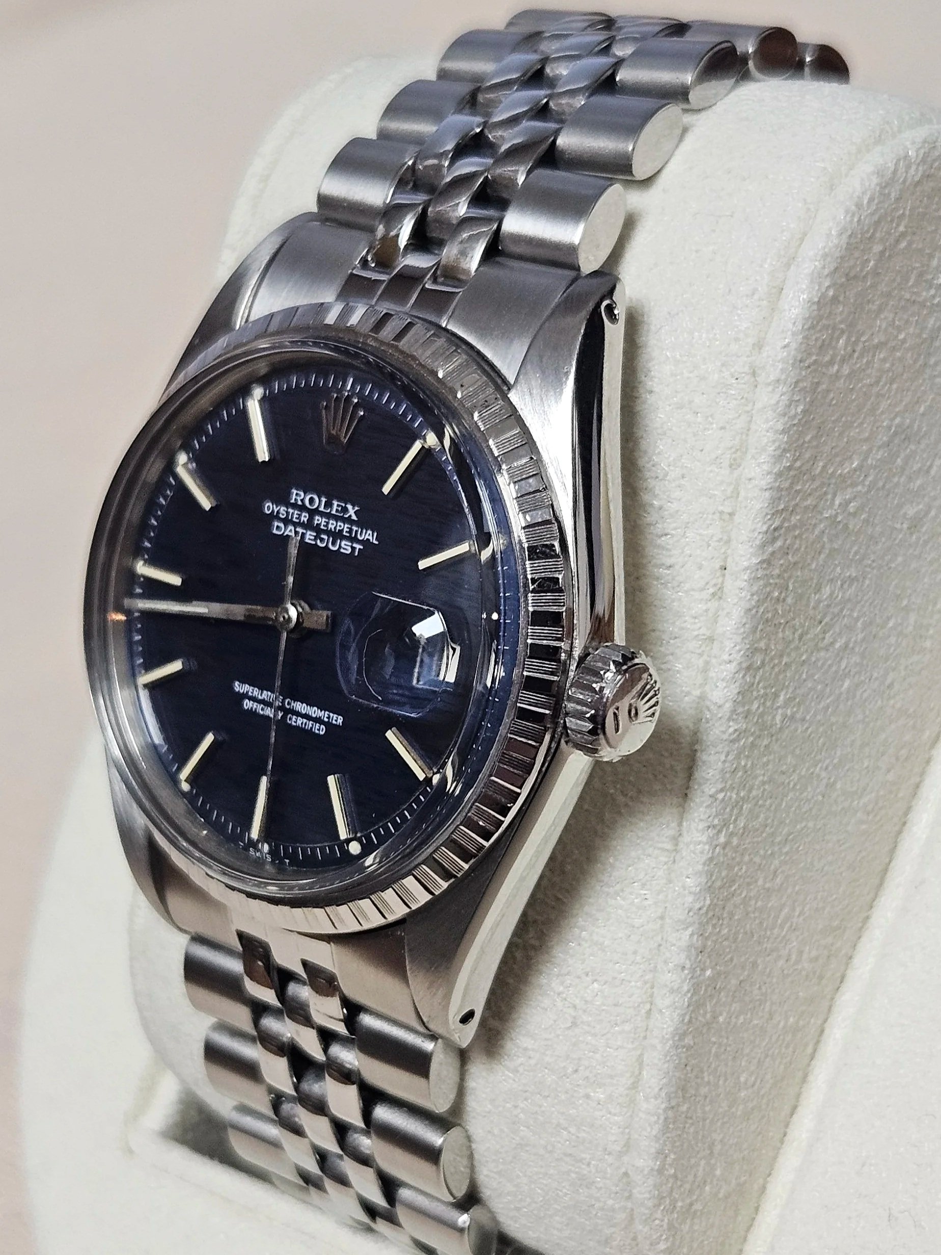 1970 Rolex Rare Blue Mosaic Dial Reynolds and Co Watches Winter Park, FL Orlando Watches