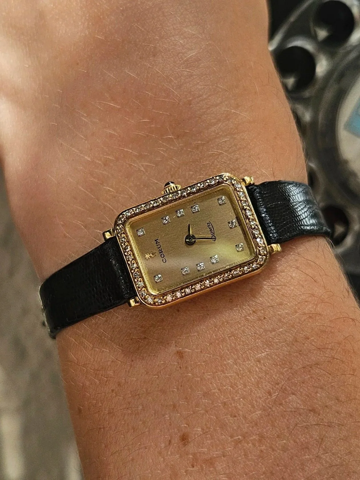 80's Vintage Ladies Corum Watch 18kt Gold watches winter park florida. watches Orlando, Reynolds and Co Jewelers