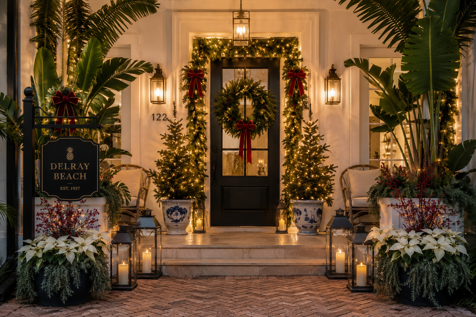 Palm Beach Holiday Classic Porch Package