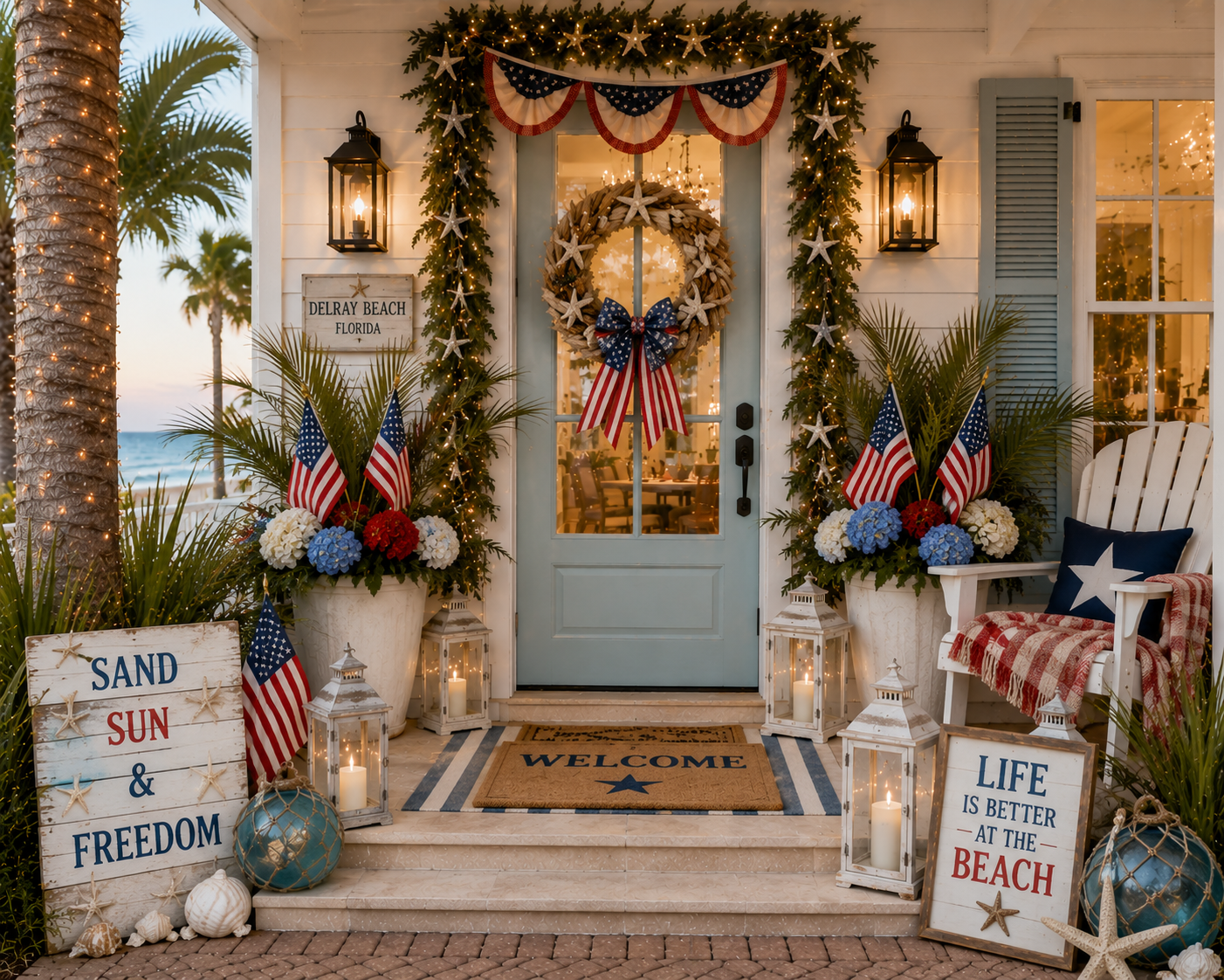 Salty Air & Freedom Porch Package