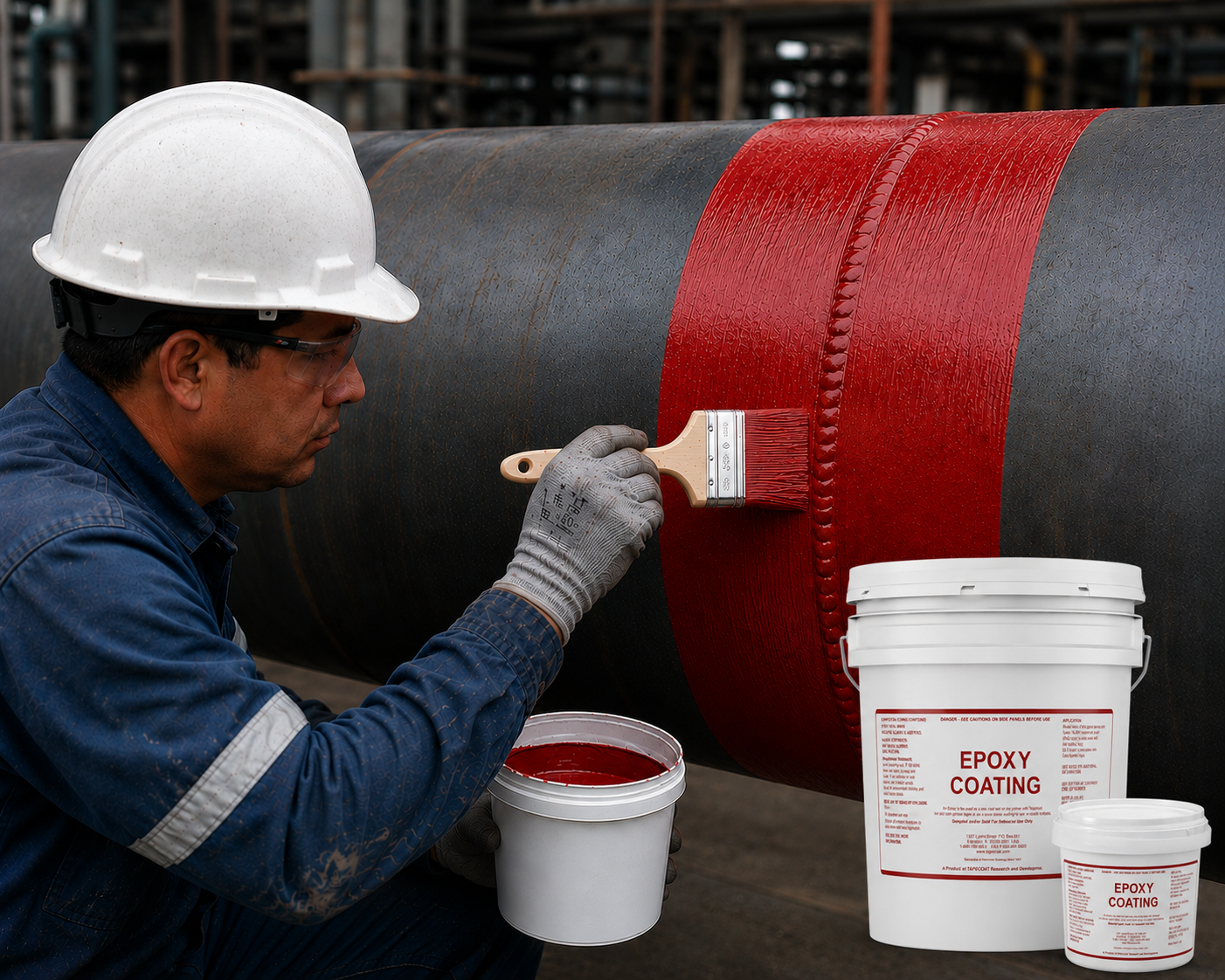Pinturas epóxicas para tubería