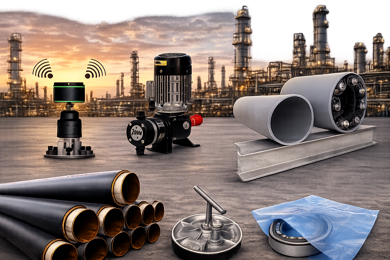 Materiales y equipos especiales para mantenimiento de ductos