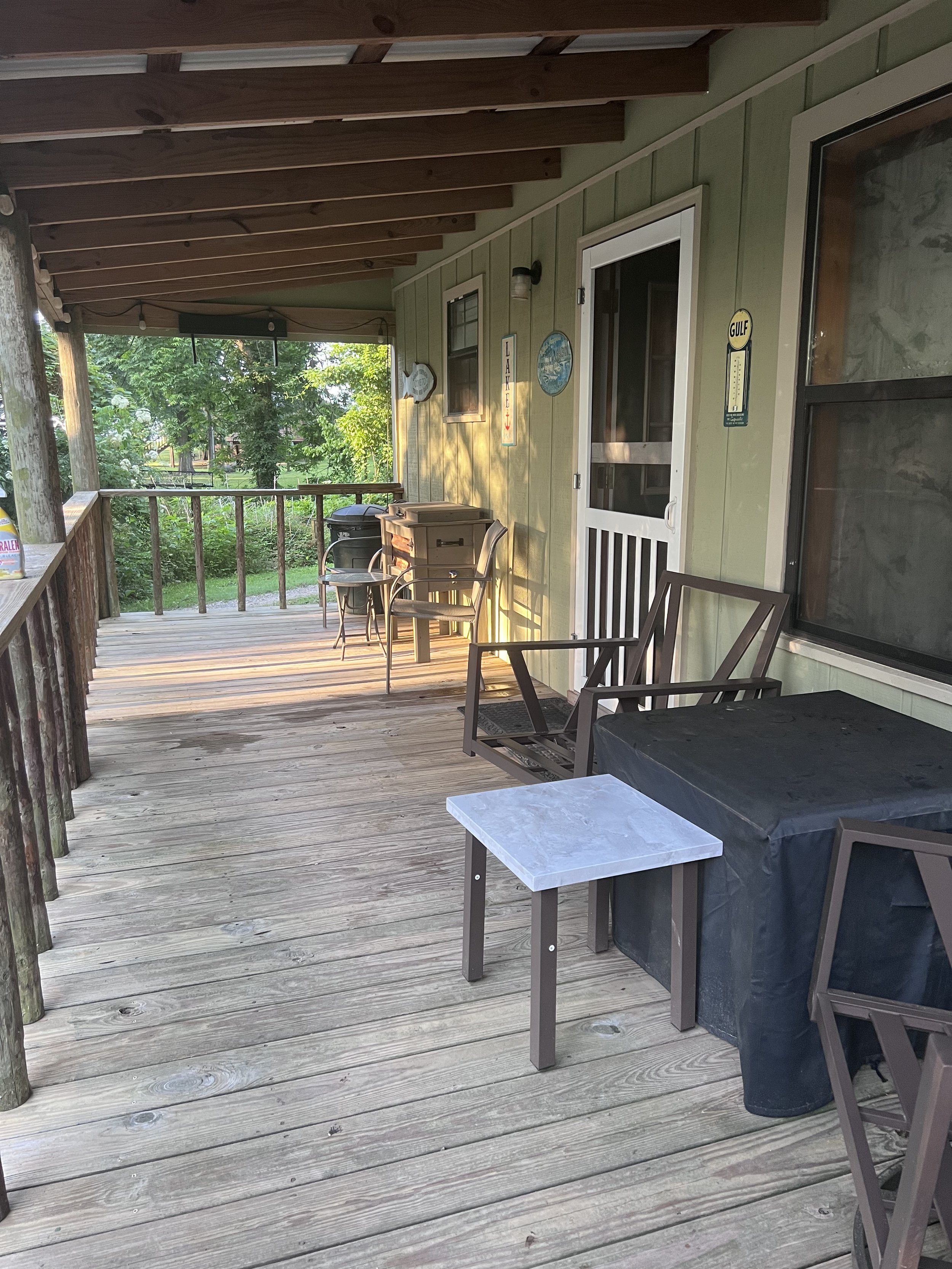 View of the front porch.