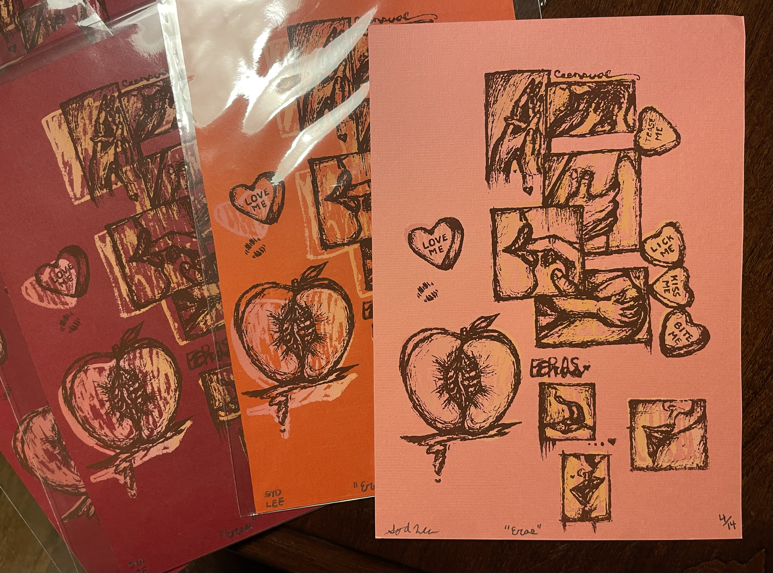 "Eros" screen-print 2024