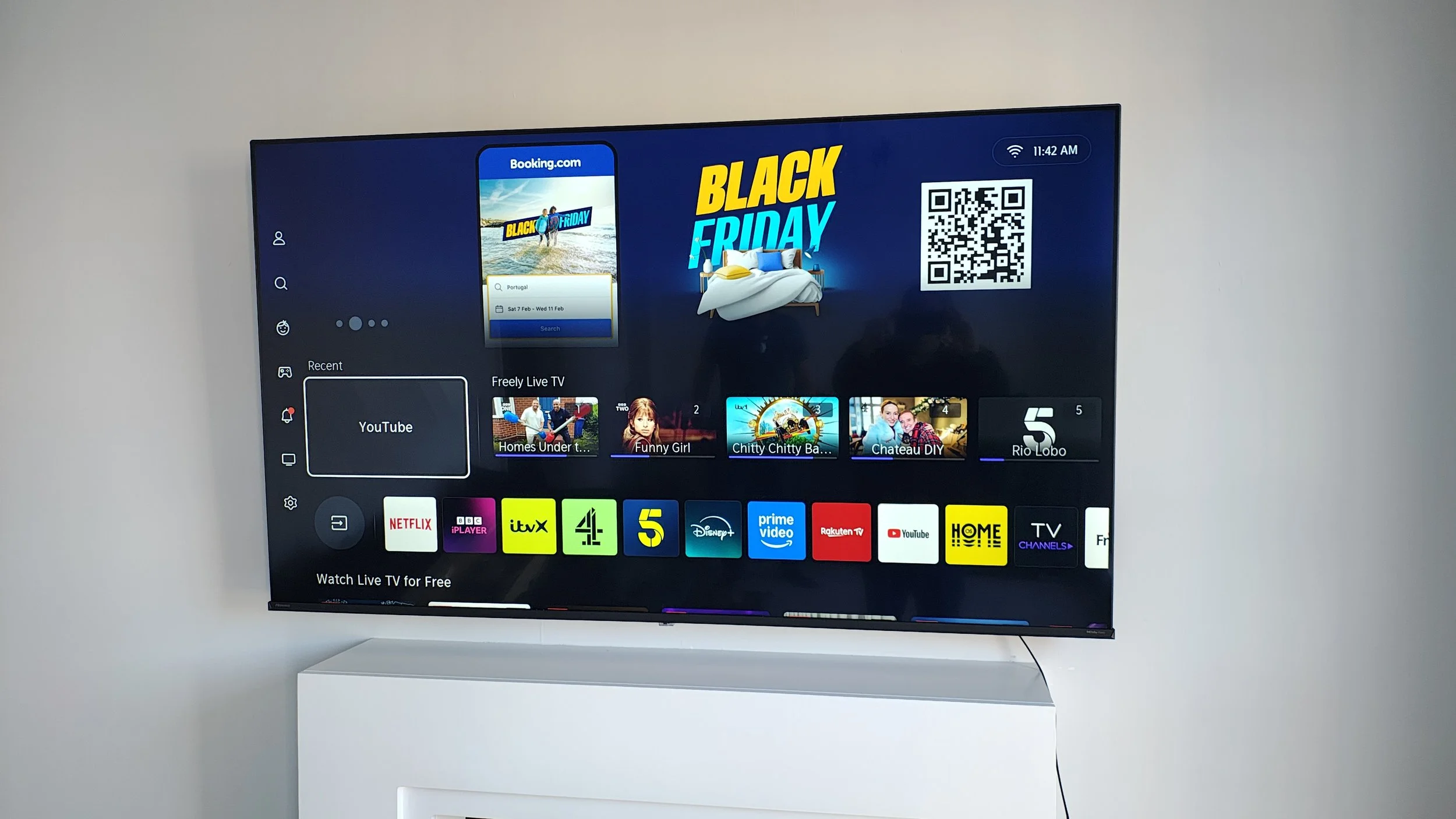 TV Wallmounting service Sky View Aerials