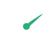 A close-up of a speedometer dial with a needle pointing to a high speed.