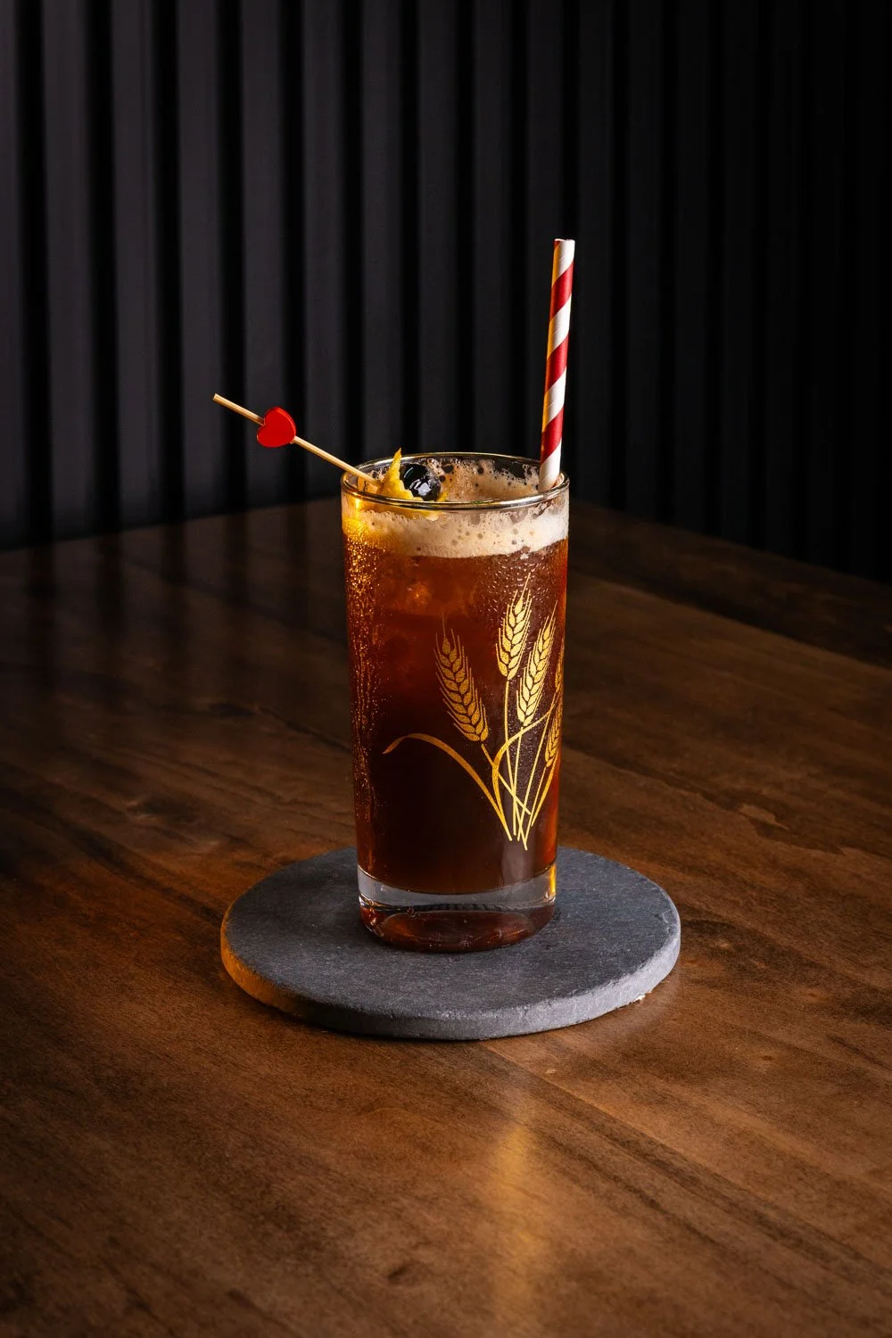 “FERNET & COKE" |
Fernet Branca, Cocchi Torino, Cherry
Heering, lemon, Angostura and cherry
vanilla bitters, topped with coke