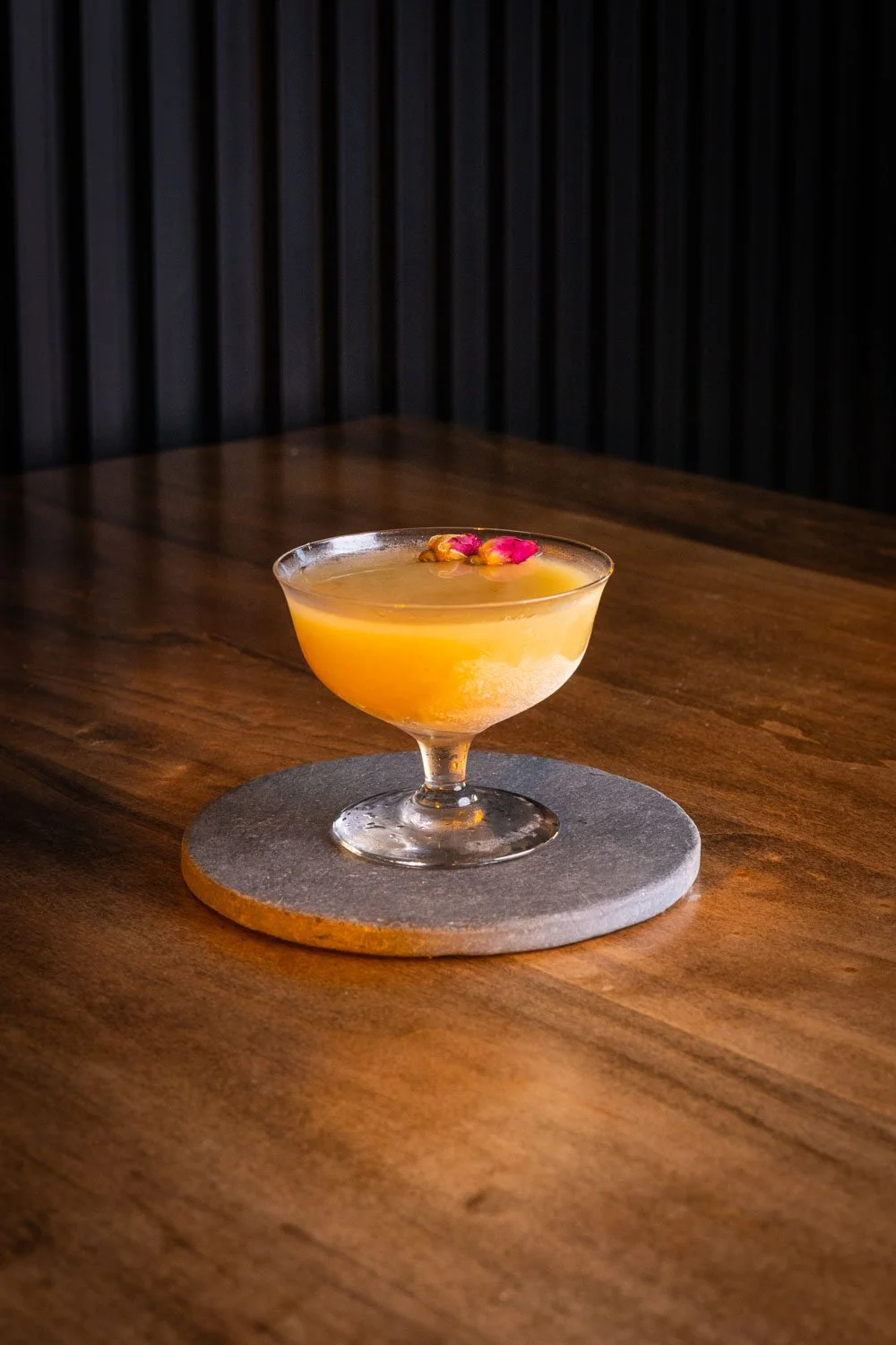GETTIN’ FIGGY WITH IT | fig infused Makers Mark, Amaro
Nonino, pistachio orgeat, lemon, rose water
