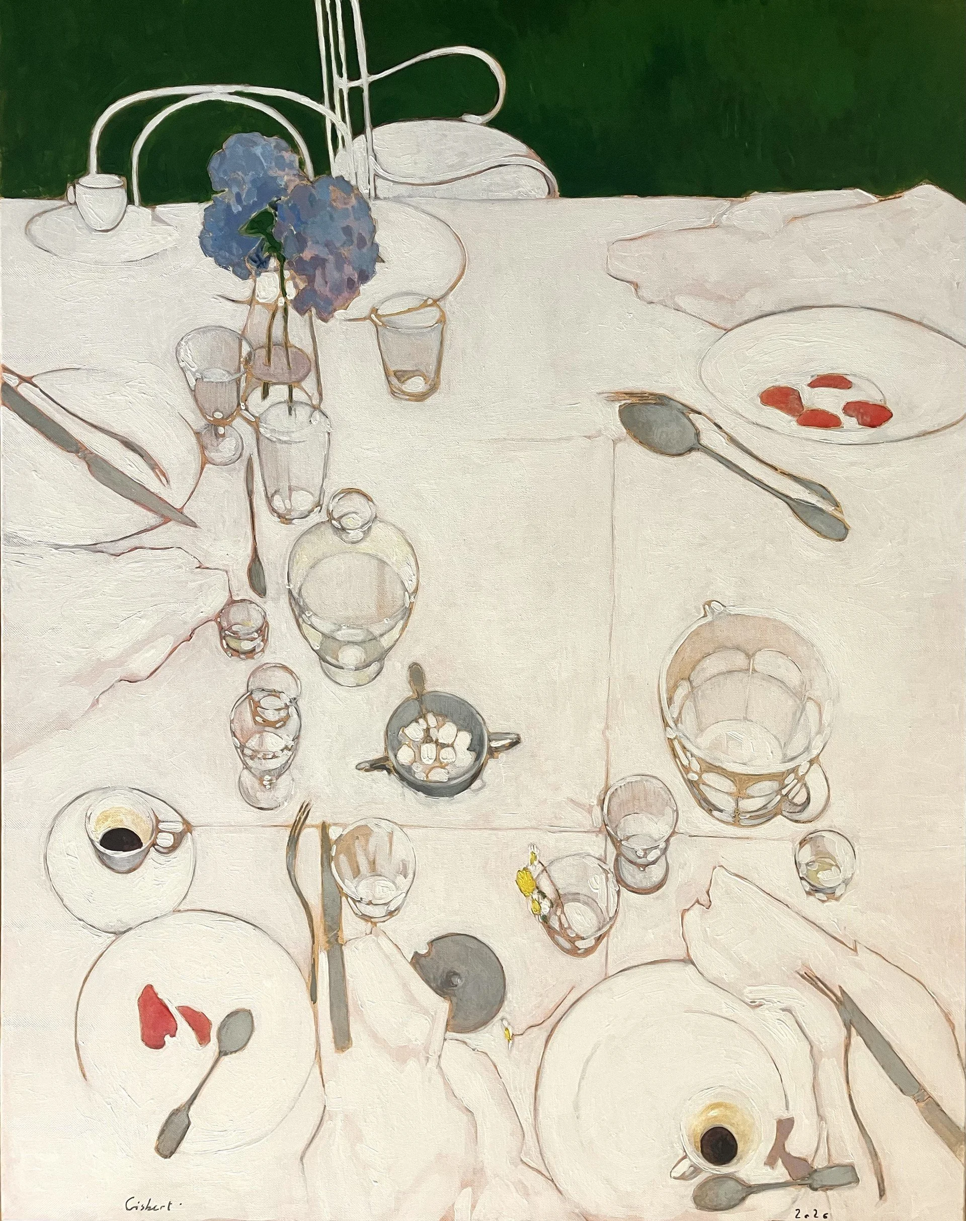 Dimanche de juin. 90X70. Sur toile. vendu. 