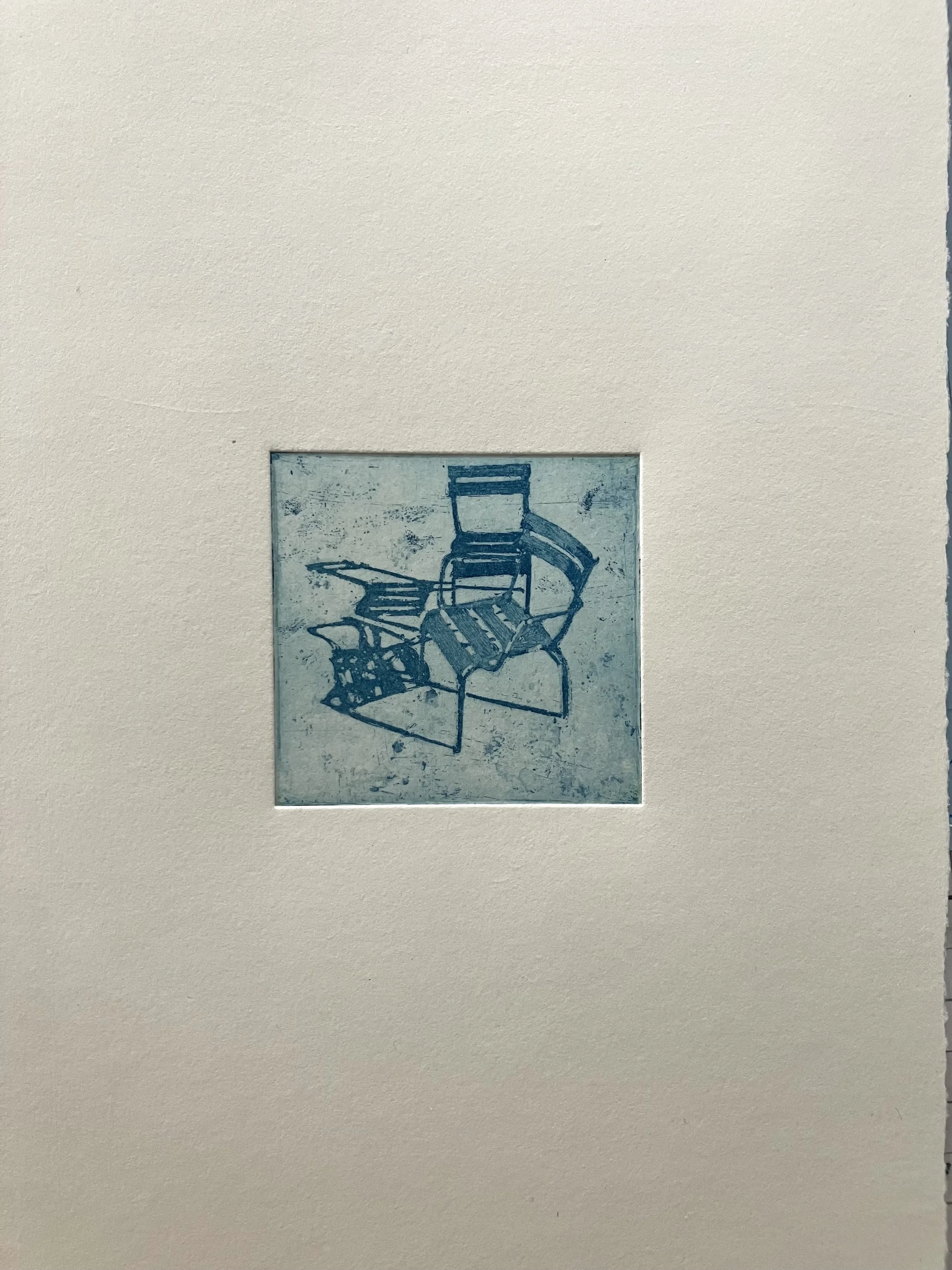 Jardin - Aquatinte - Plaque 7x7