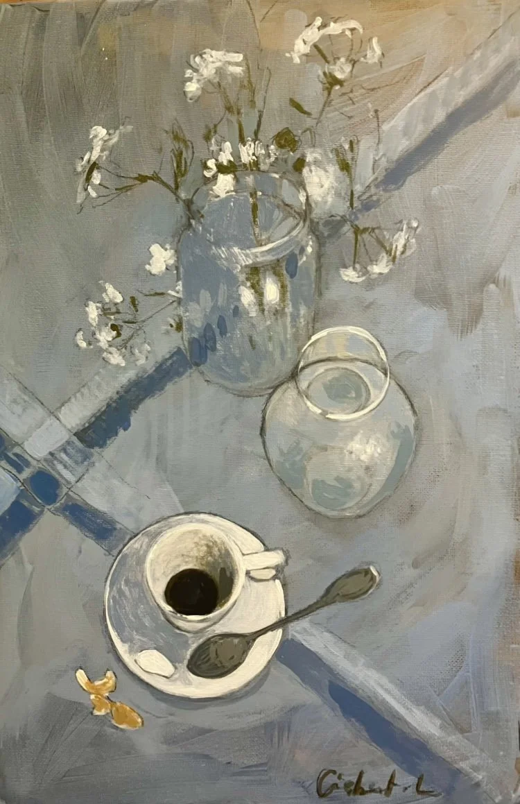 Après-midi d'été - Acrylique sur toile - 41x27