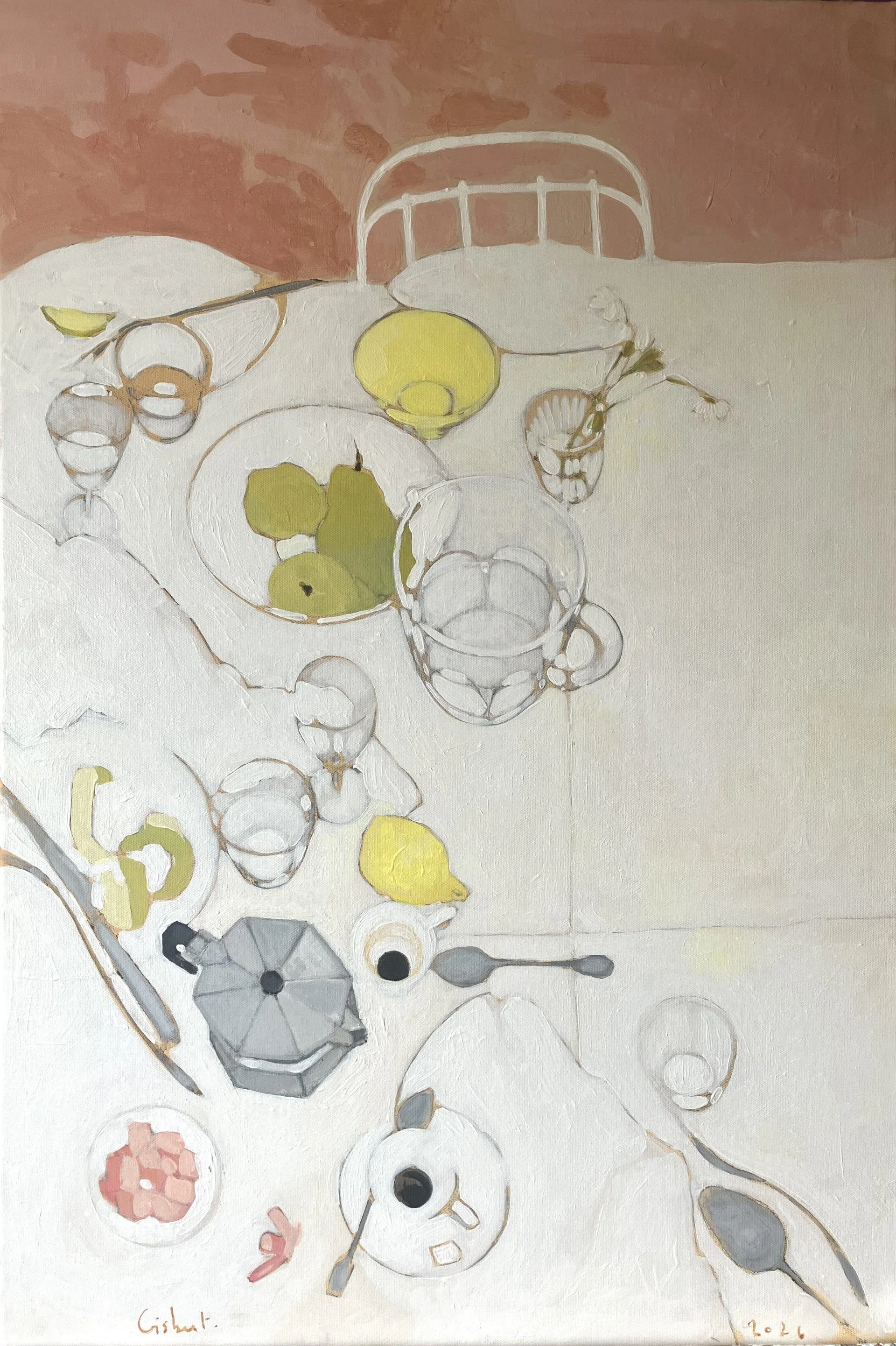 Douceurs d'automne. 80X55. Sur toile.