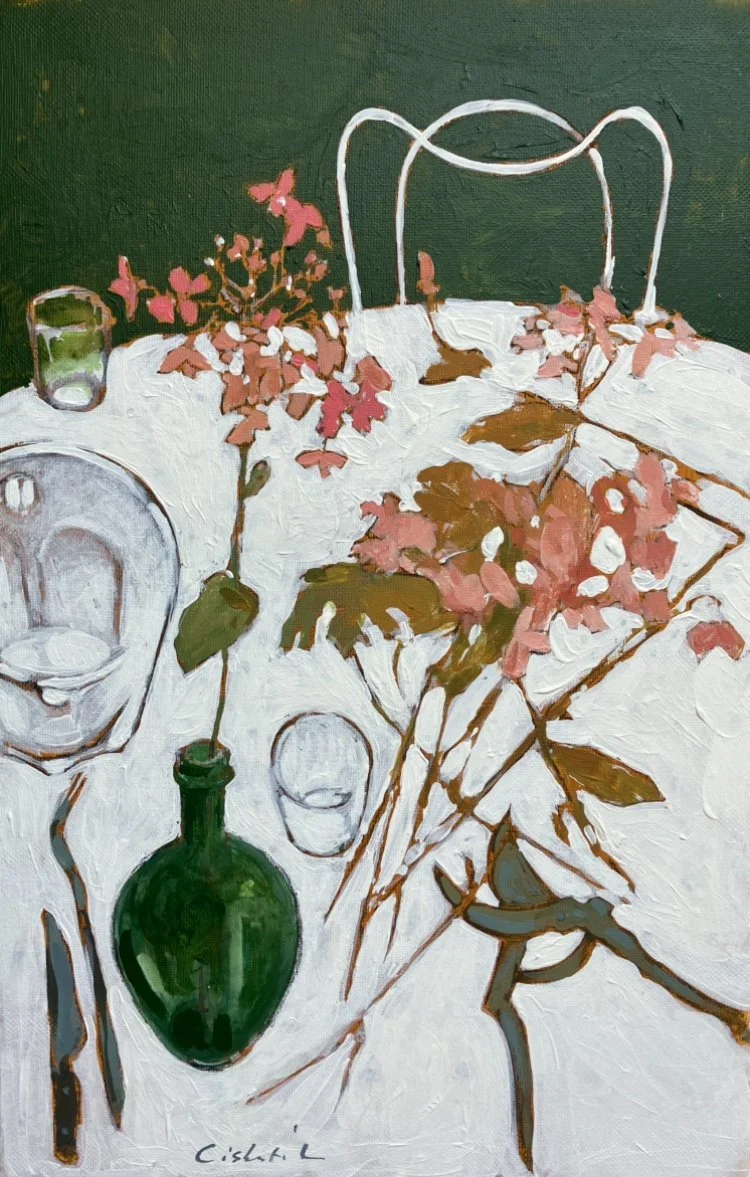 Taille d'automne - Acrylique sur toile - 41x27 - vendu