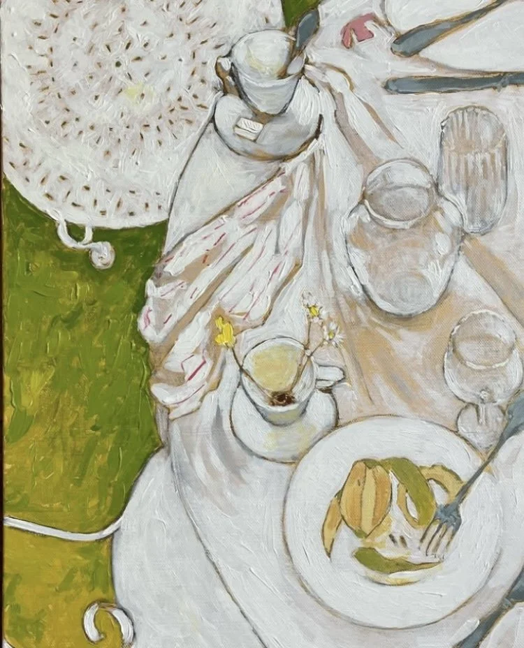 Nappe tirée - Acrylique sur toile - 46x33 - vendu