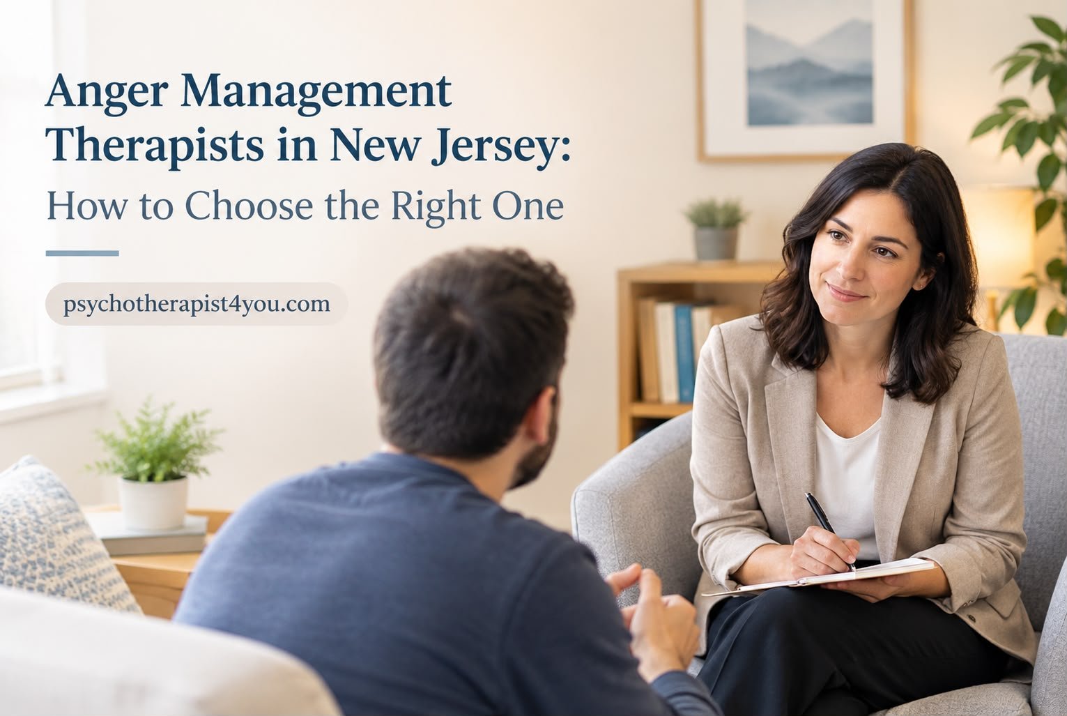 Anger Management Therapists in New Jersey: How to Choose the Right One