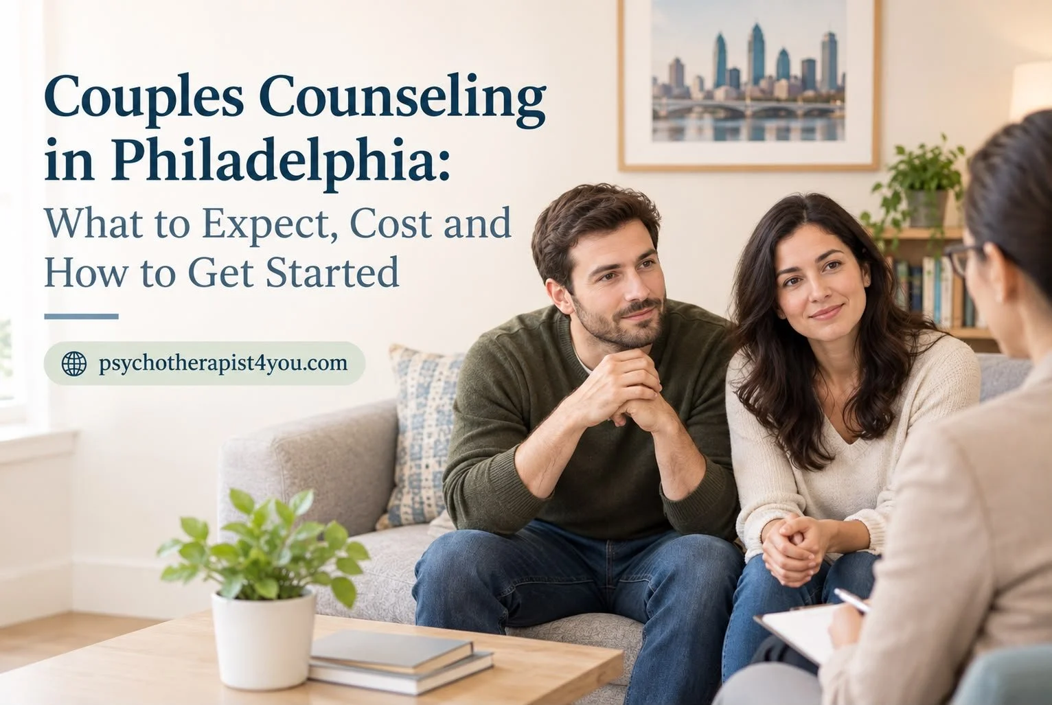Couples Counseling in Philadelphia: What to Expect, Cost and How to Get Started