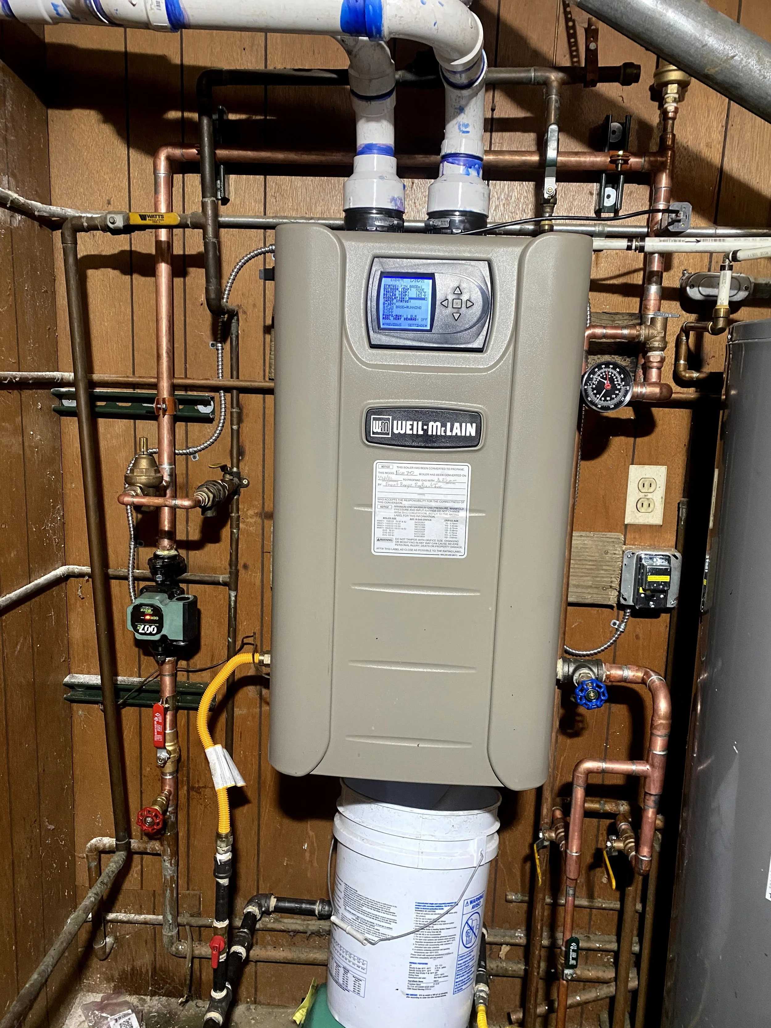 Wall hung high efficiency