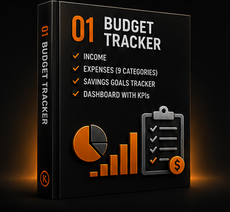 Monthly Budget Tracker — Excel Spreadsheet